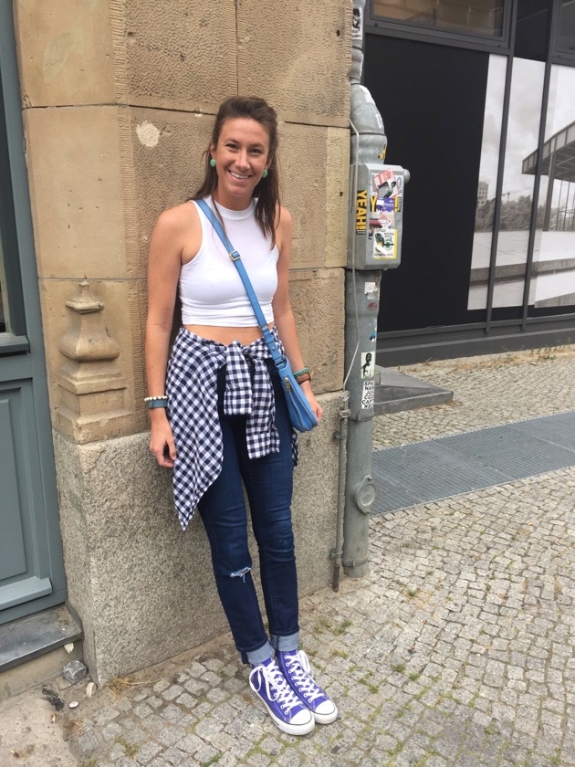 A little street style before heading out to dinner one night. 