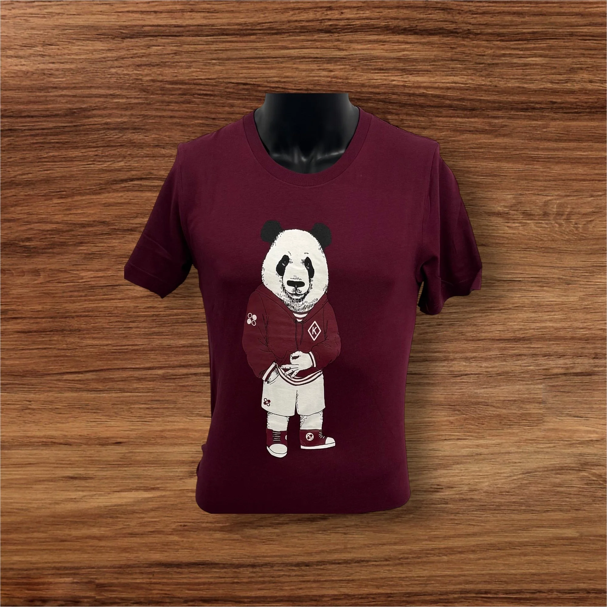 Nupe Panda Crimson Jersey Tee