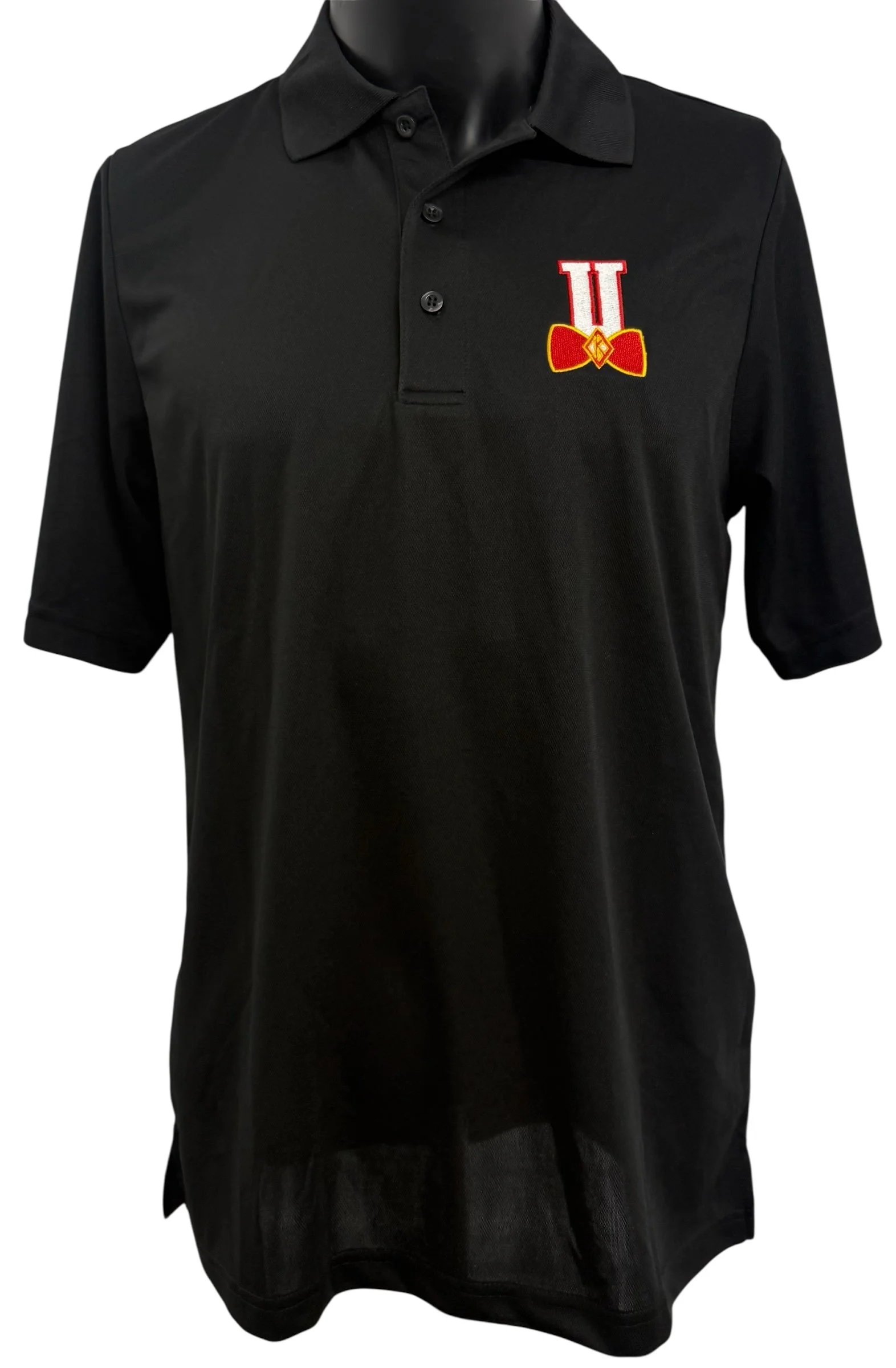 Bow Tie University Black Polo