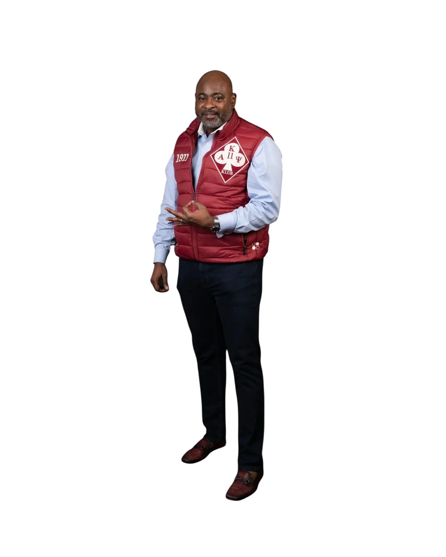 Kappa Alpha Psi Crimson Klub Puffer Vest