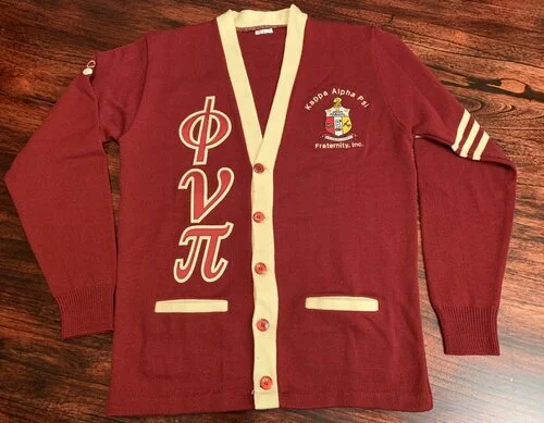 Kappa Alpha Psi Phi Nu Pi Krimson Cardigan