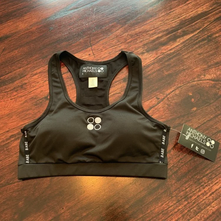 Anthony Michaels Black Sports Bra