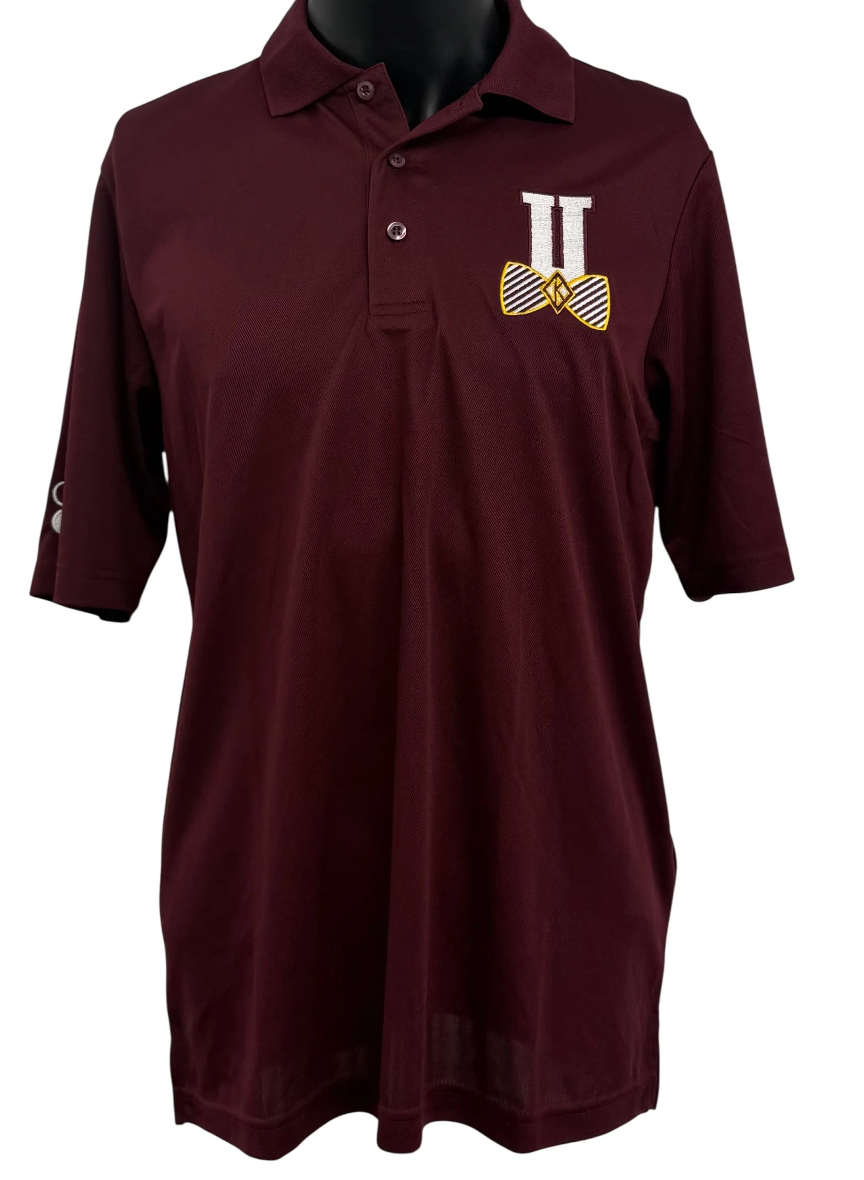 Big Bow Tie University Crimson Polo