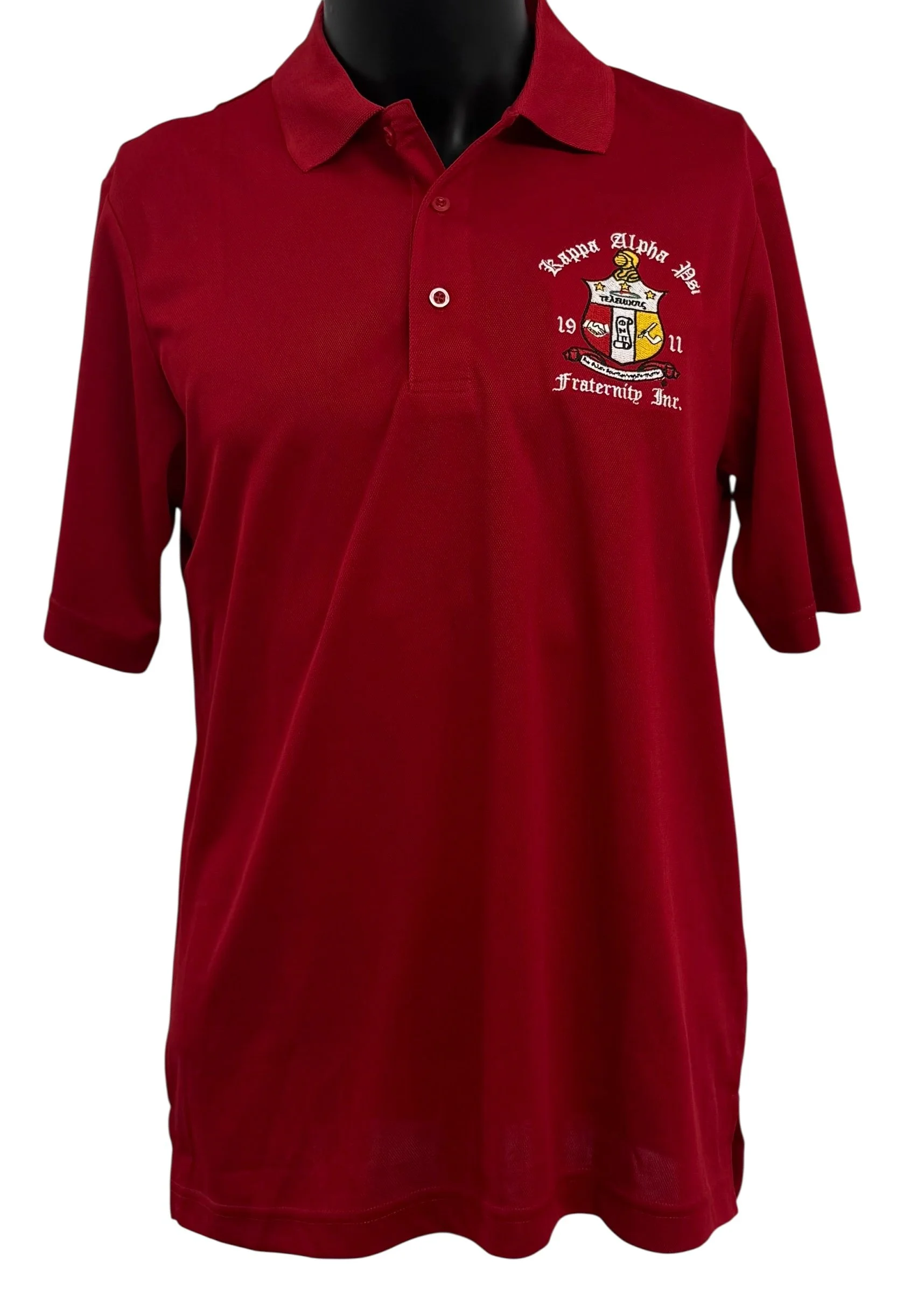Kappa Alpha Psi Red Coat of Arms Polo