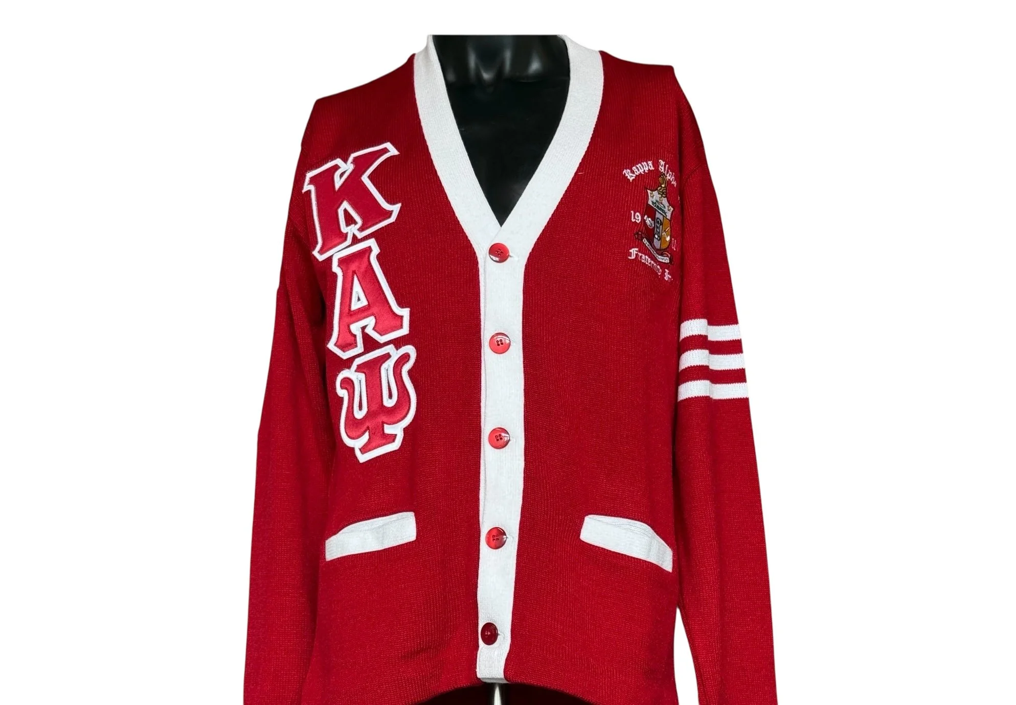 Kappa Alpha Psi Red Cardigan