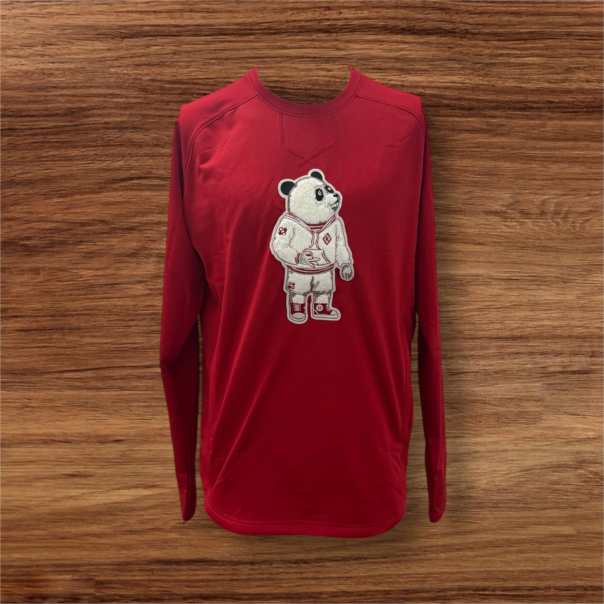 Searching Nupe Panda Red Pullover