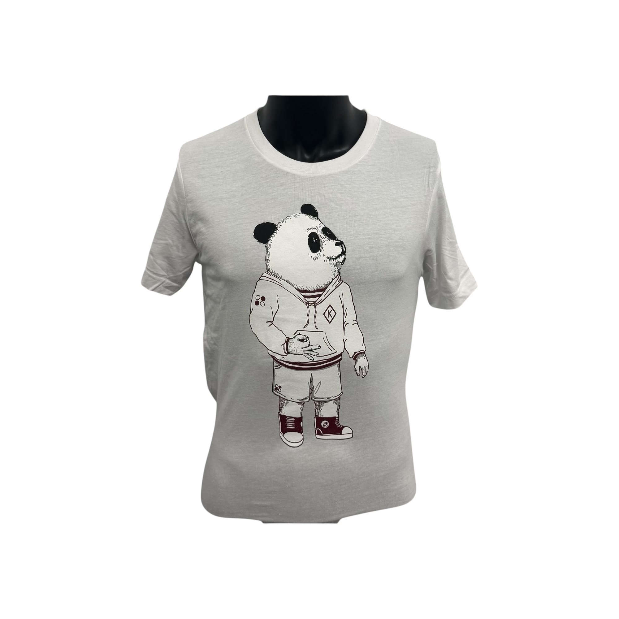 Searching Panda Nupe White Jersey Tee
