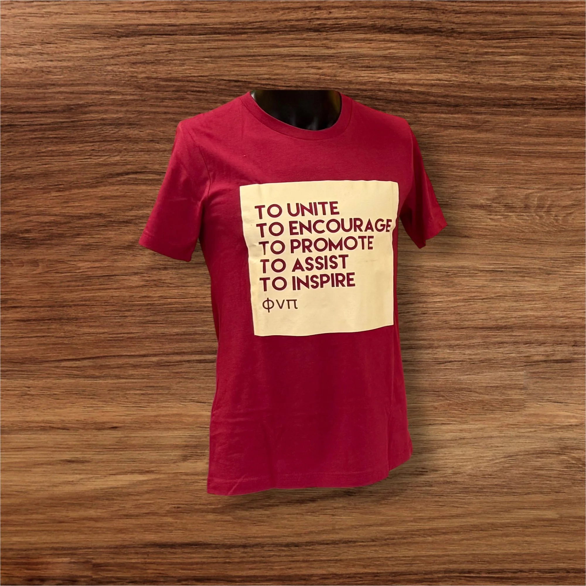 The Objectives Crimson/Cream Tee