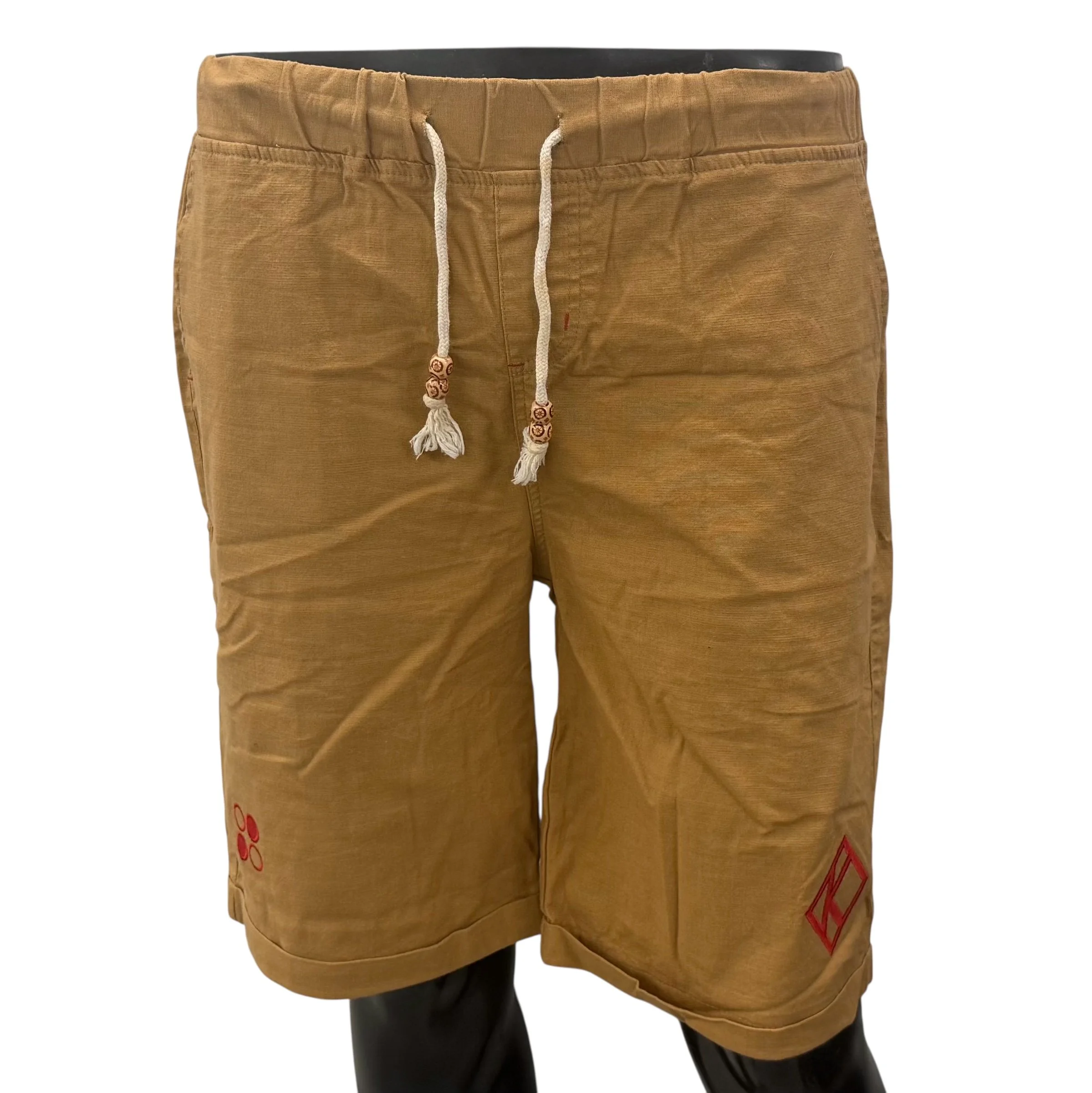 Kappa Alpha Psi Khaki Linen Diamond Shorts