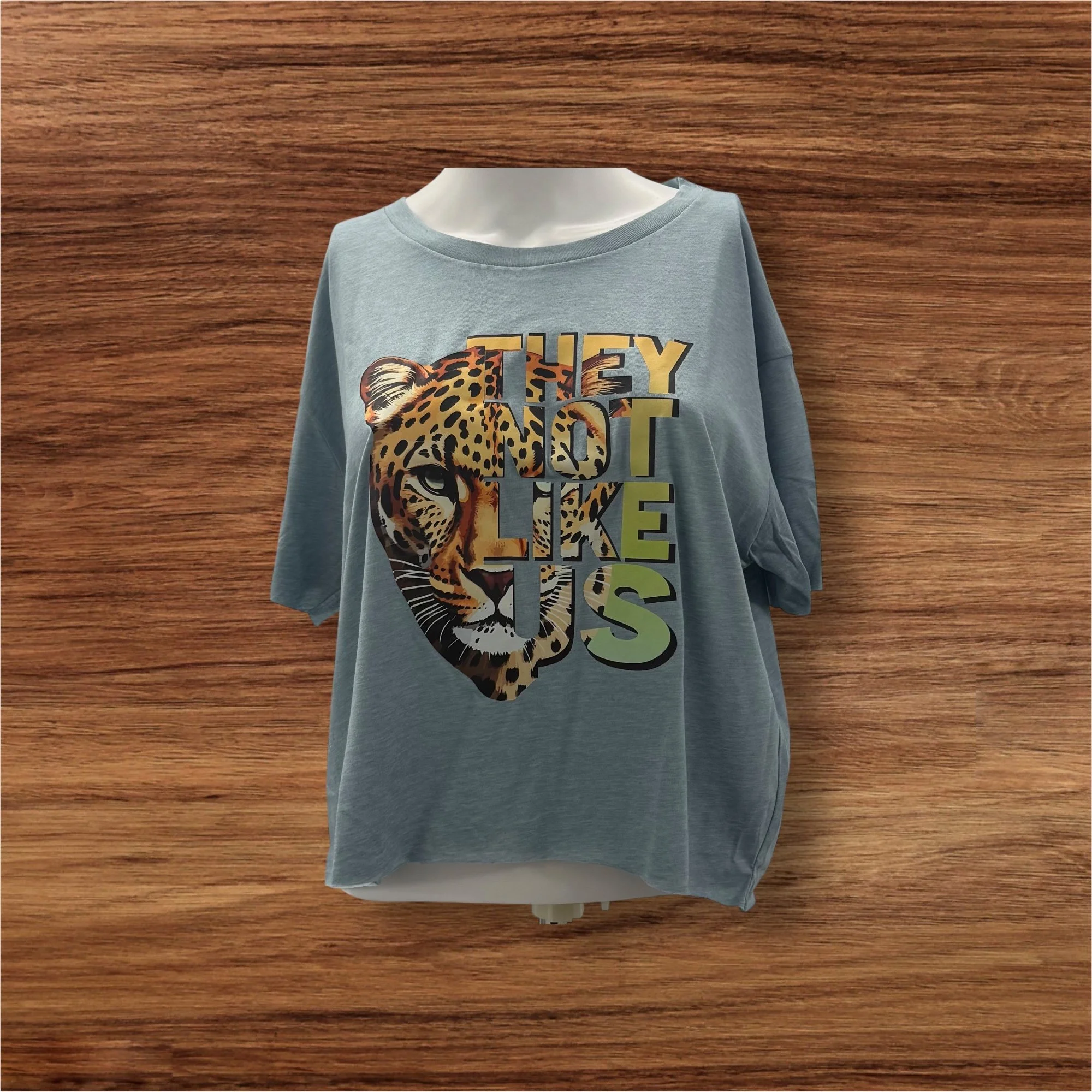 Southern University Powder Blue They Not Like Us Crop