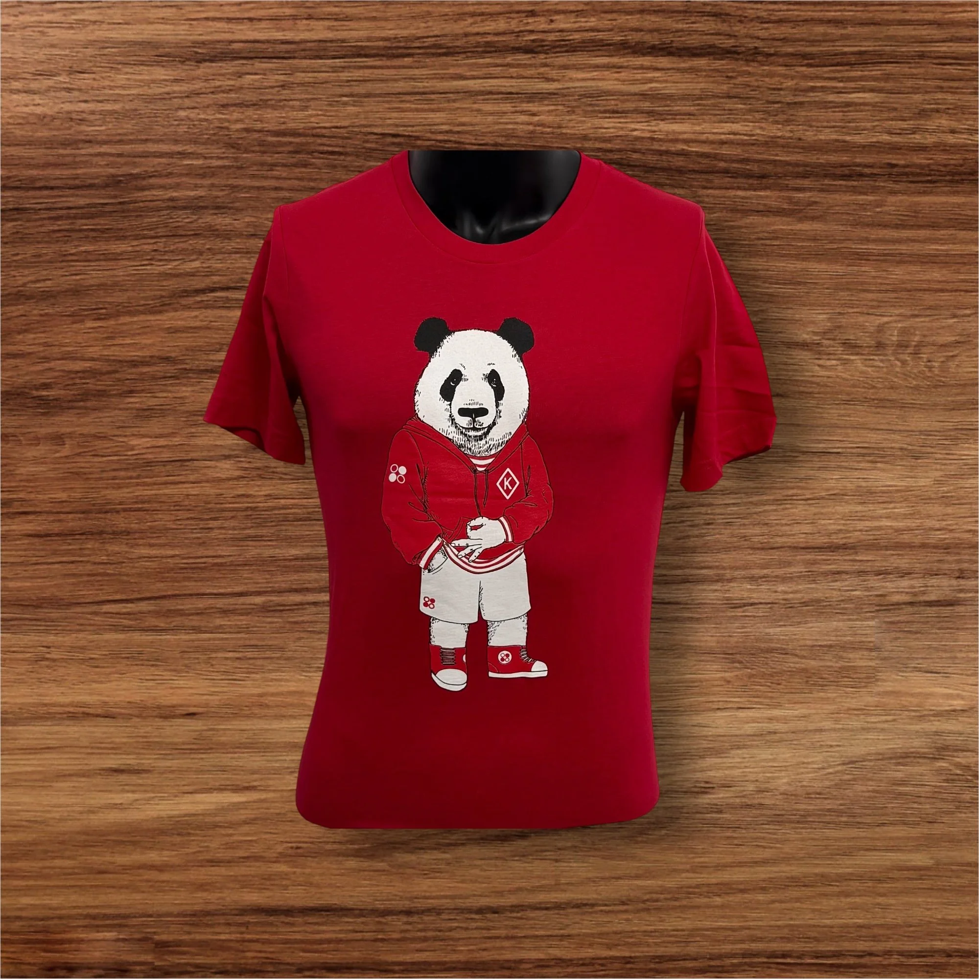 Nupe Panda Red Jersey Tee