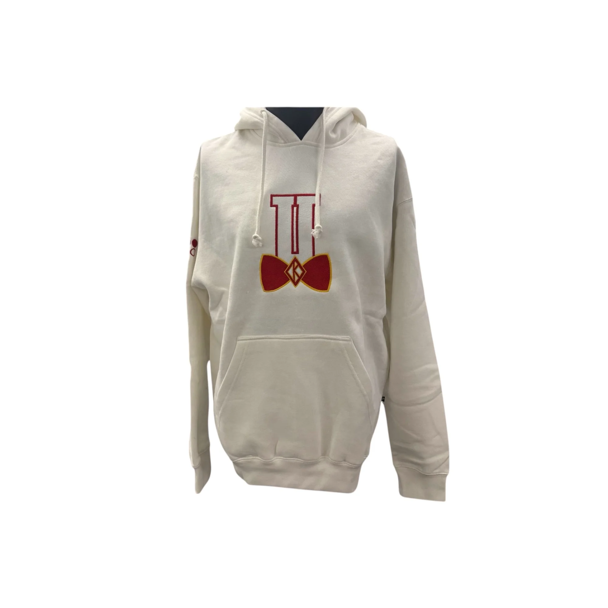 Bow Tie U White Hoodie