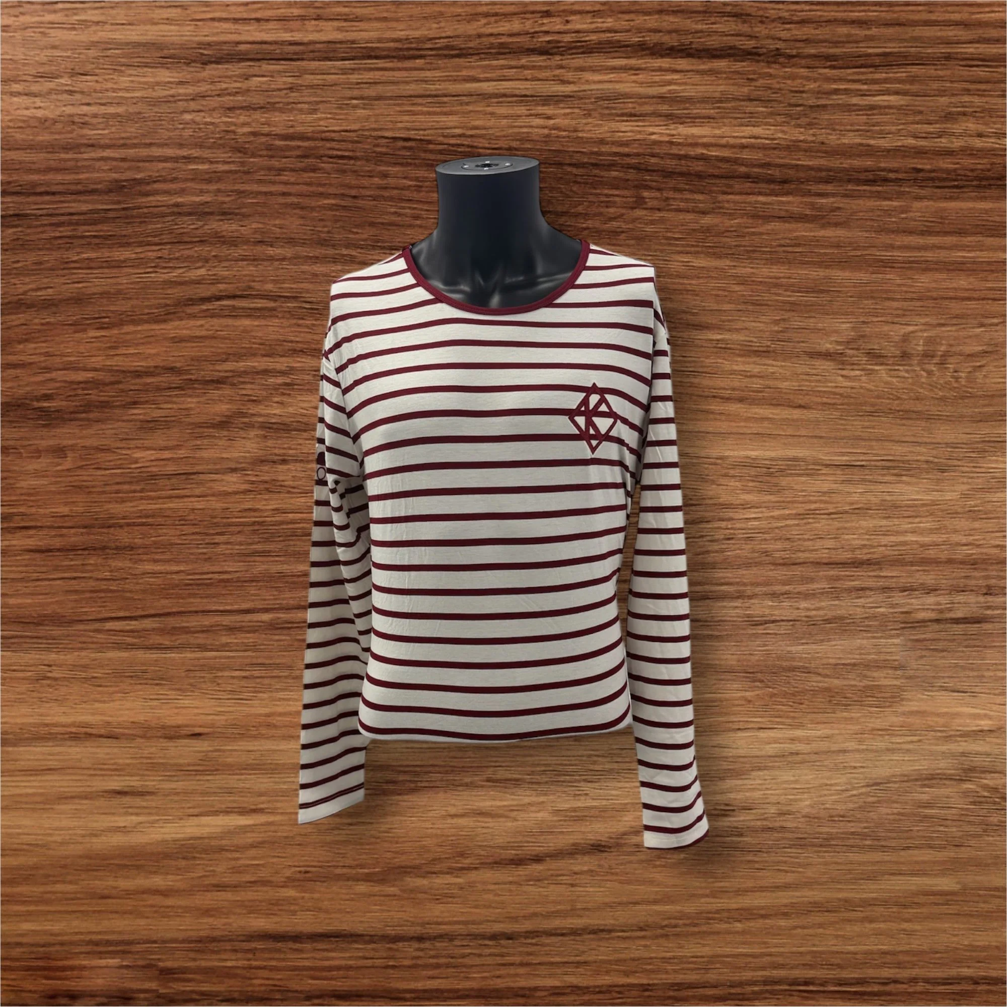Kappa Alpha Psi Diamond Striped Long Sleeve Tee