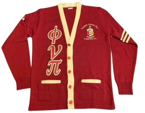 Kappa Alpha Psi Phi Nu Pi Krimson Cardigan