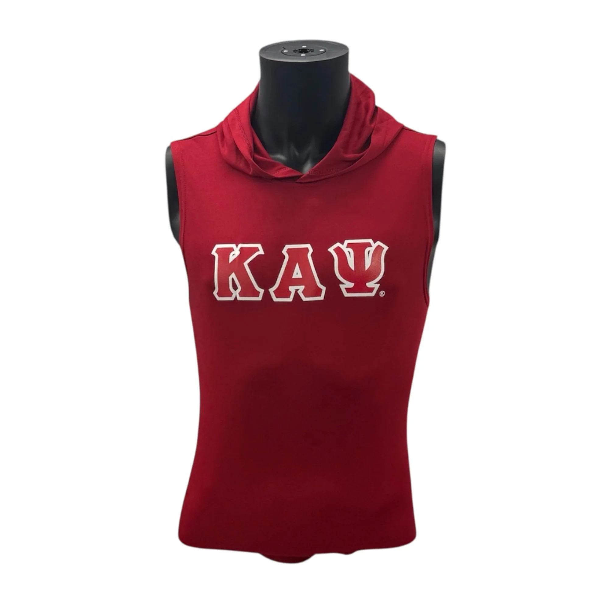 Kappa Alpha Psi Red Sleeveless Hoodie