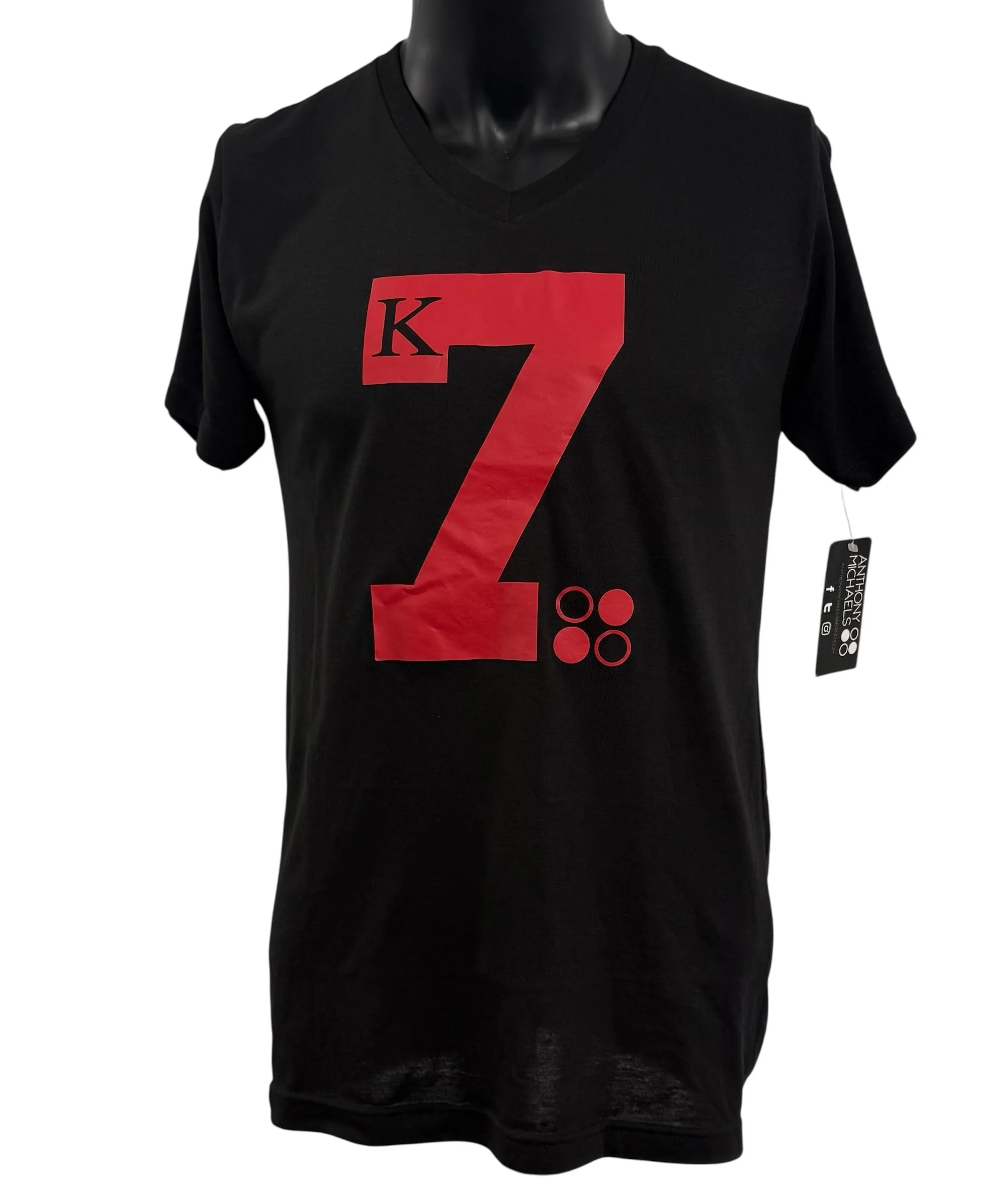 Kappa Alpha Psi Black Kaep 7 Logo Tee
