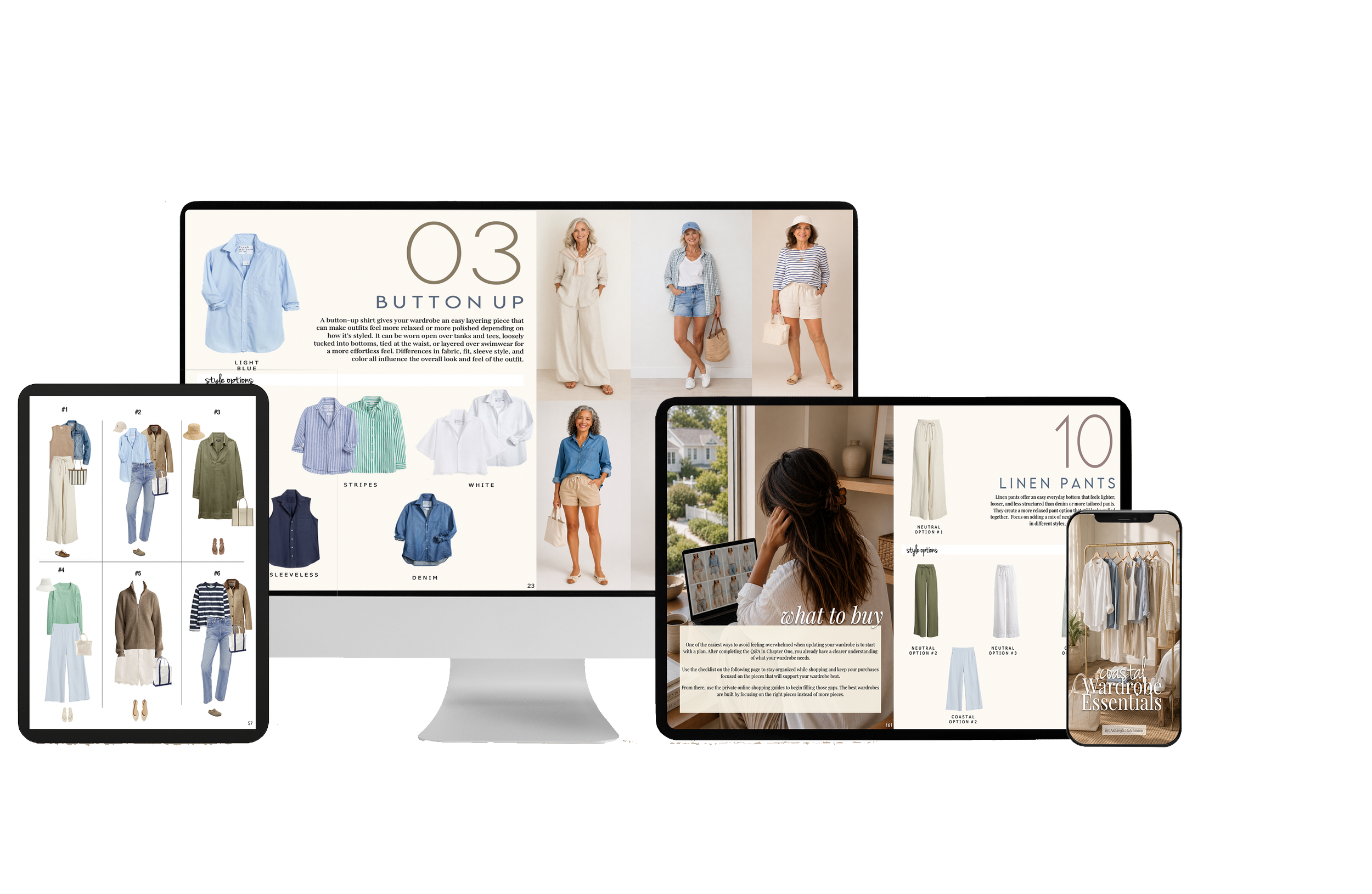 Coastal Wardrobe Essentials Ebook.