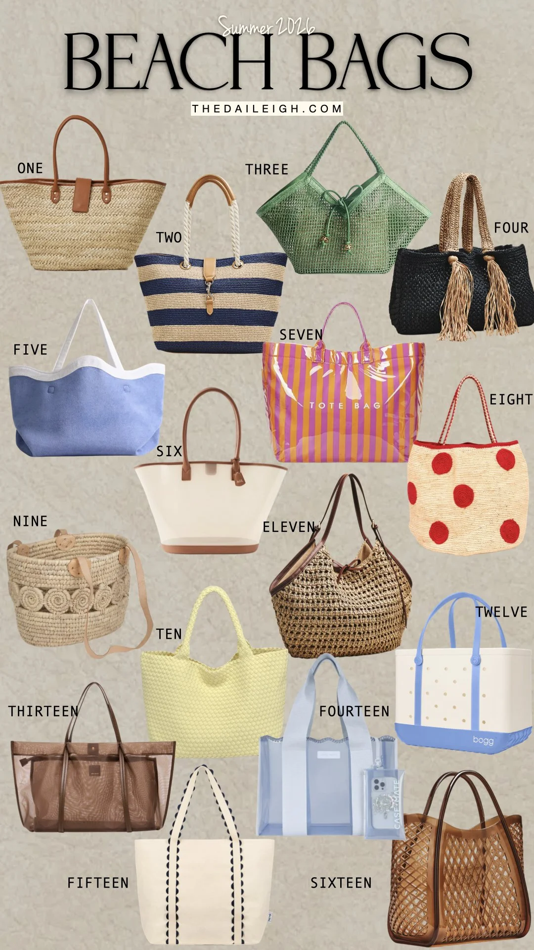 2026 beach bags