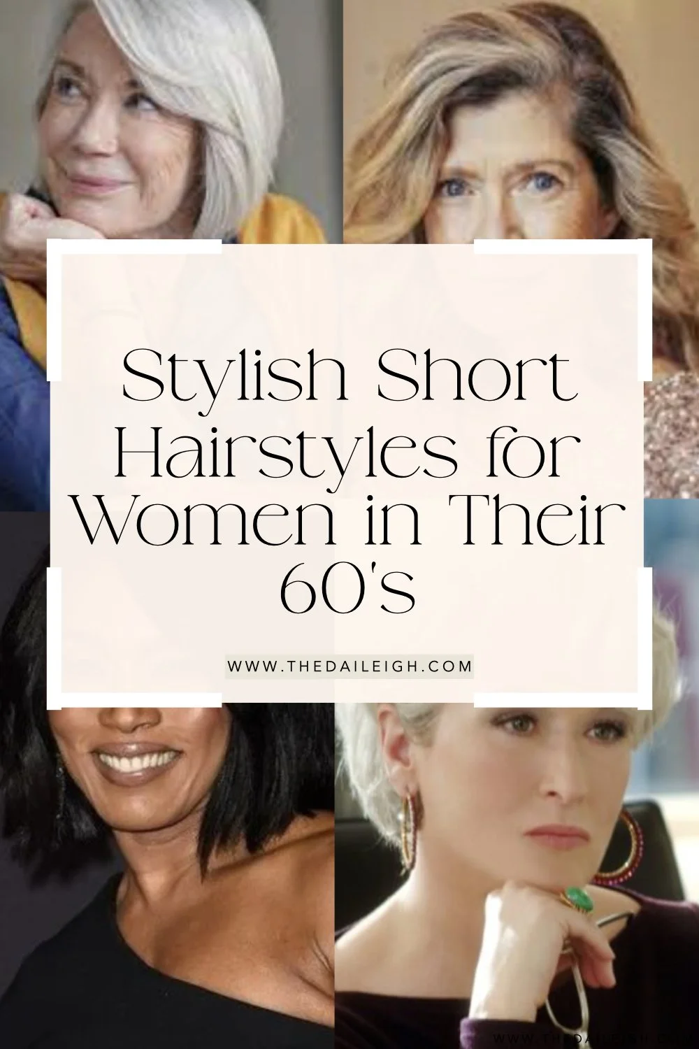 Stylish Short Hairstyles Over 60