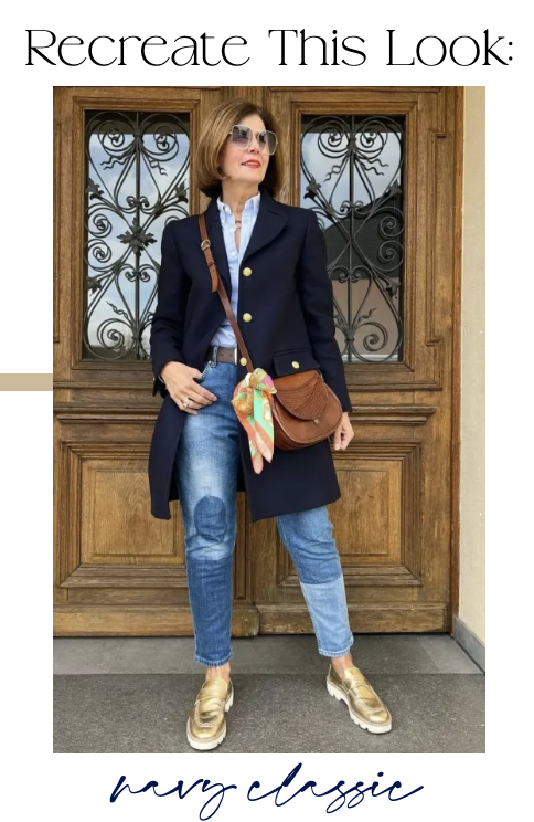 Recreate The Look: Navy Classic