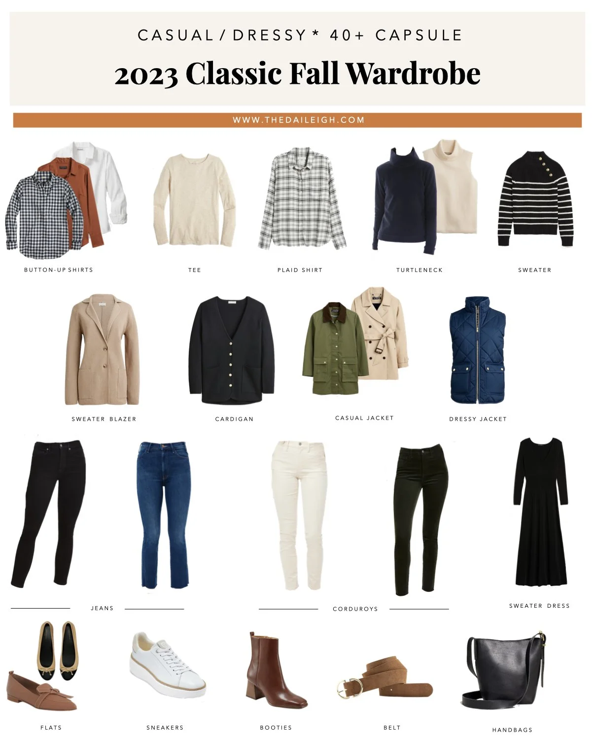 2023 Classic Fall Capsule Wardrobe