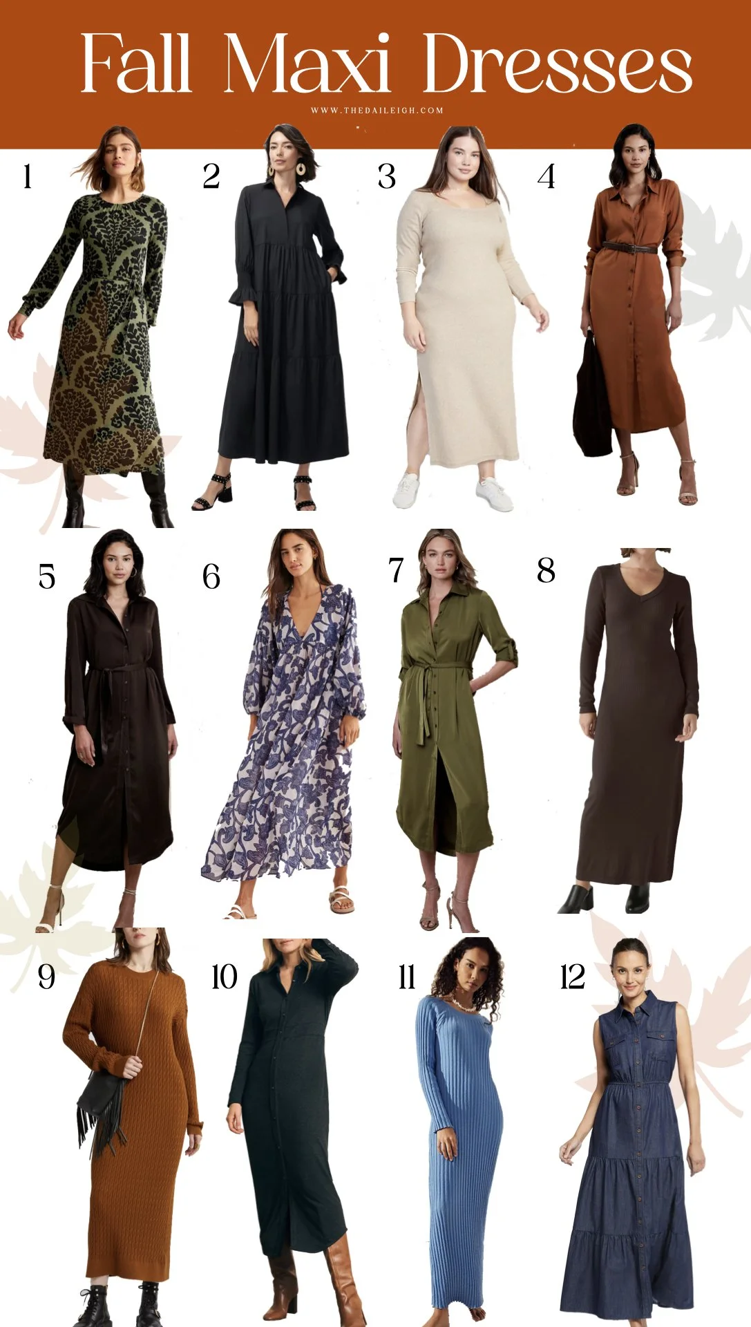 Fall Maxi Dresses
