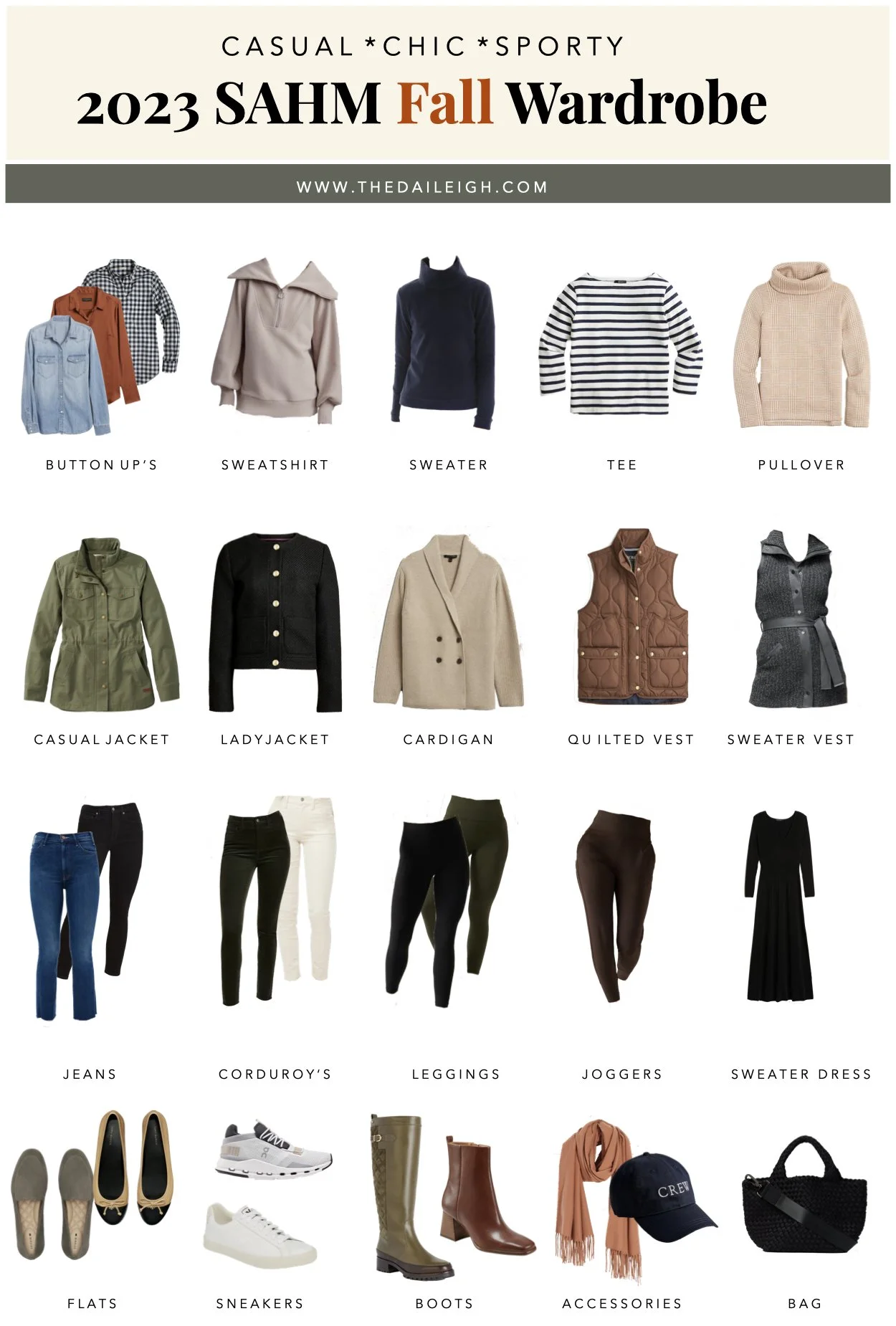 SAHM Fall Wardrobe and Outfits