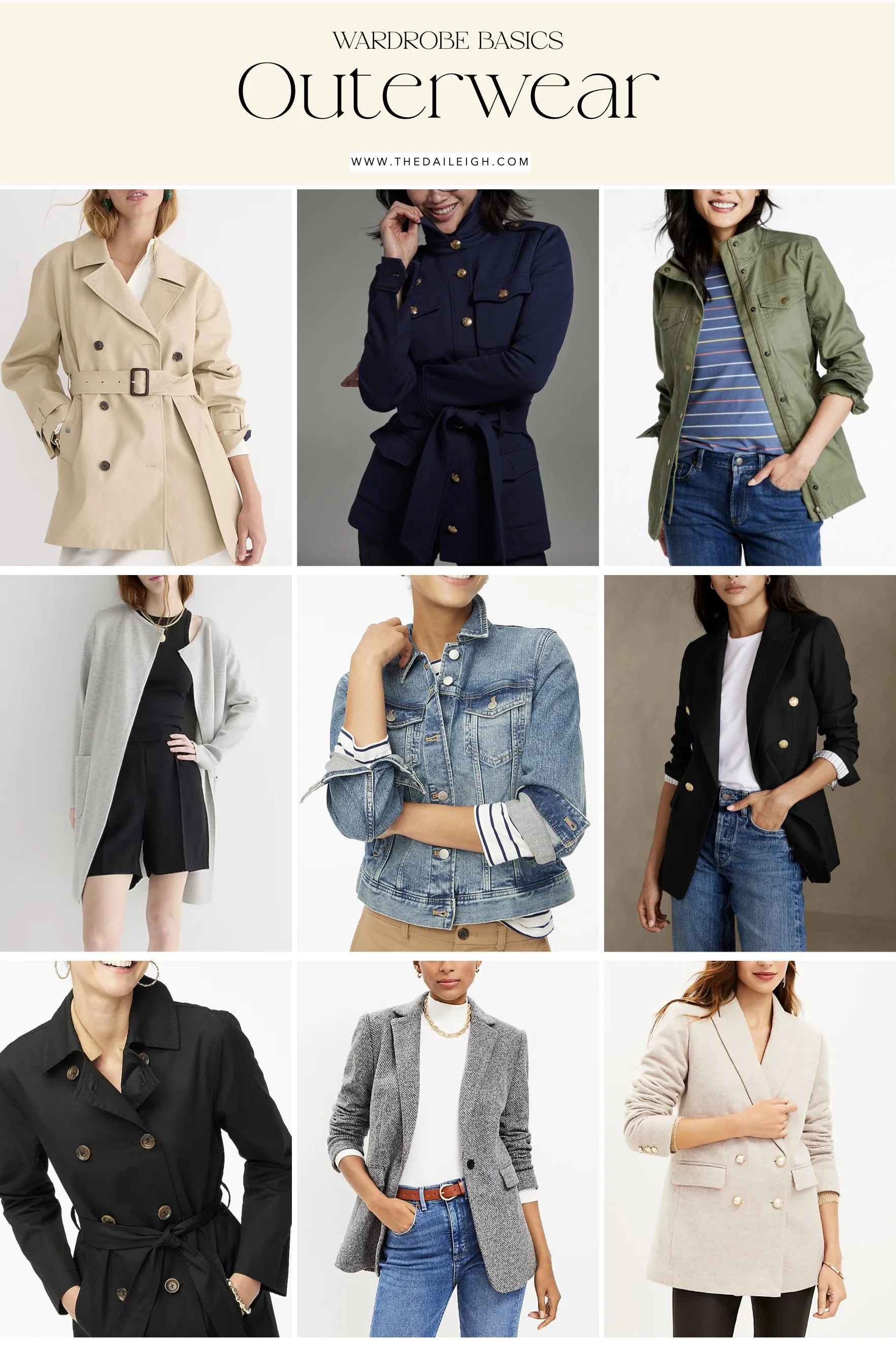 Wardrobe Basics: Outerwear