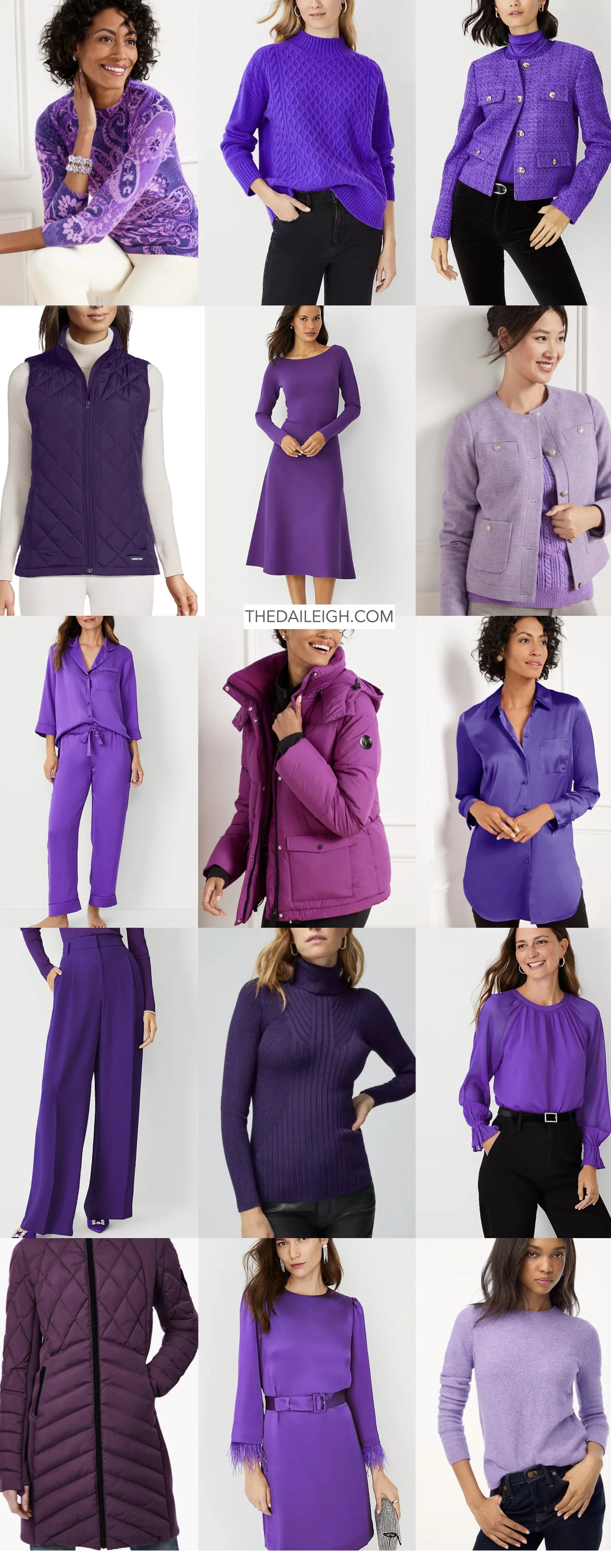 Winter Color: Purple