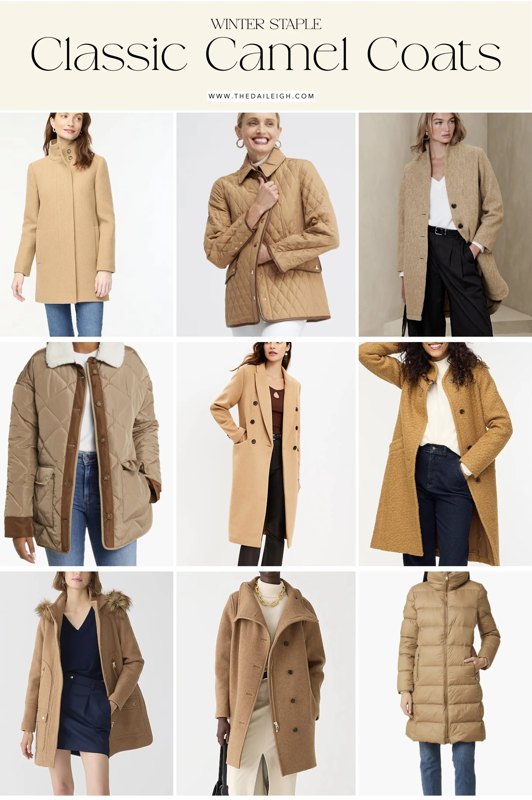 Classic Winter: Camel Coats