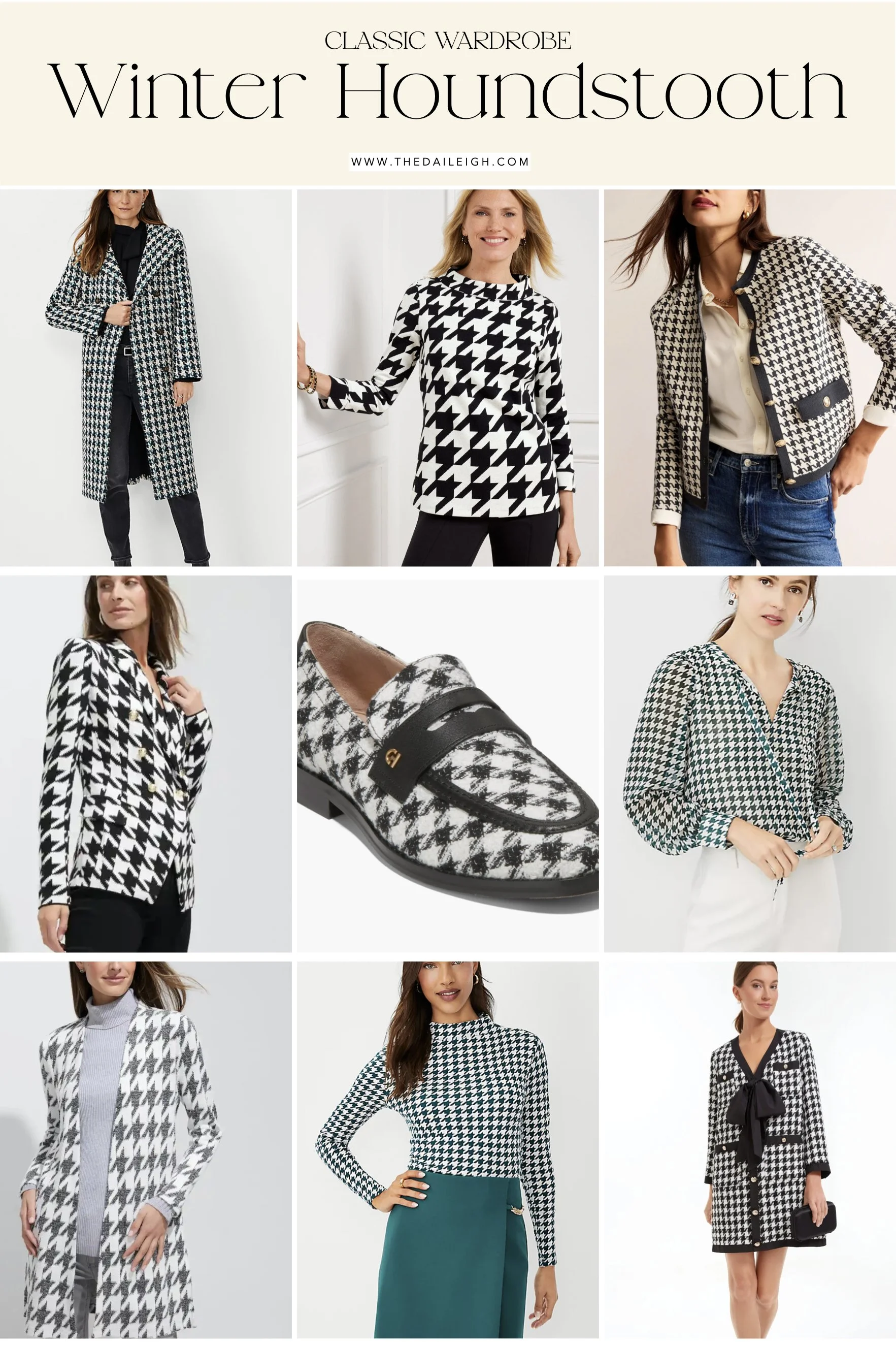 Classic Winter: Houndstooth