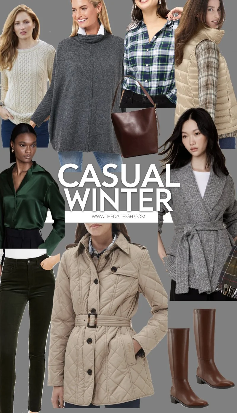 Casual Winter Styles for Women Over 40
