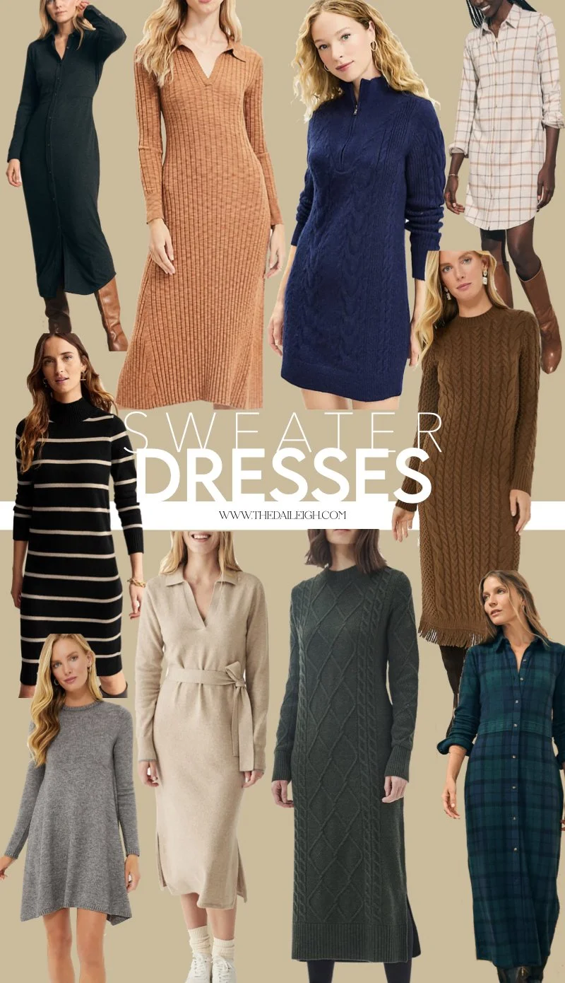 Winter Sweater Dresses