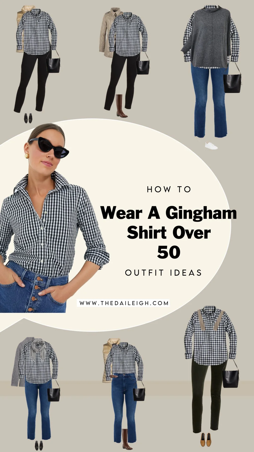 How To Wear A Gingham Shirt In Winter