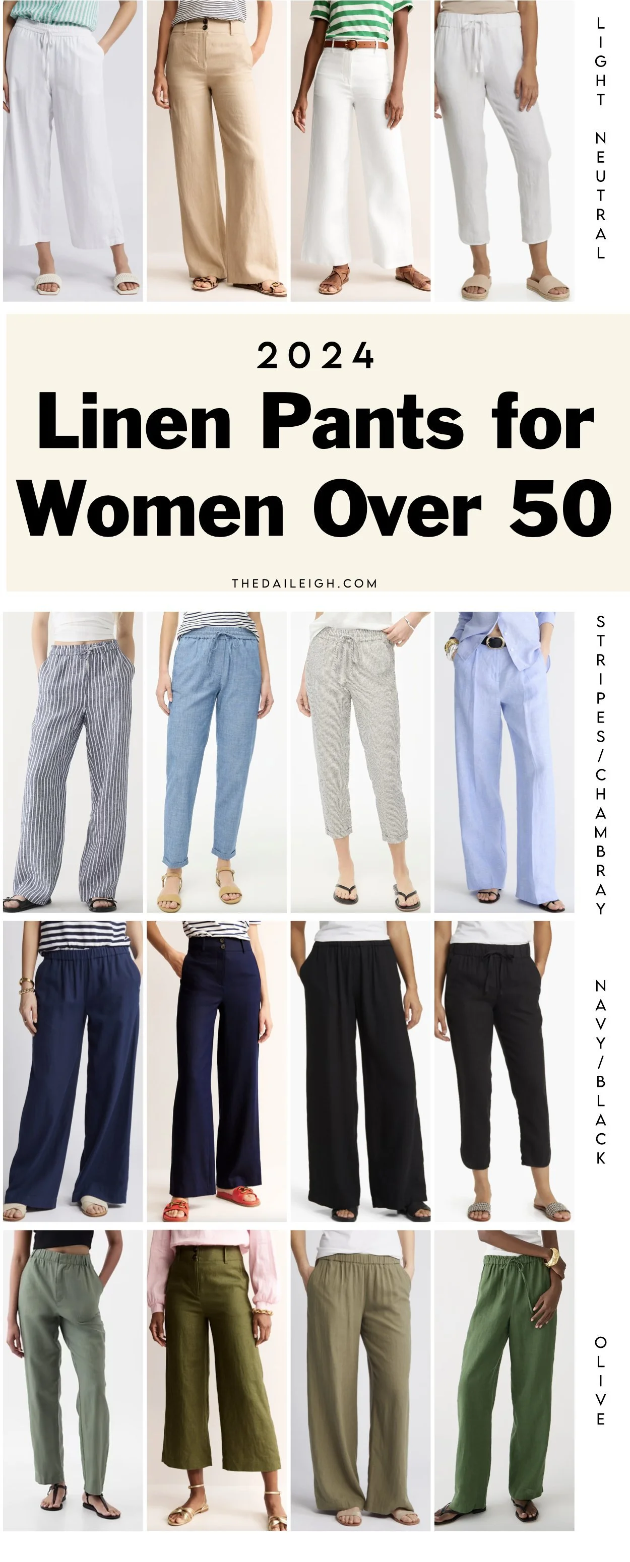 Spring 2024  Linen Pants You Can Wear With Everything