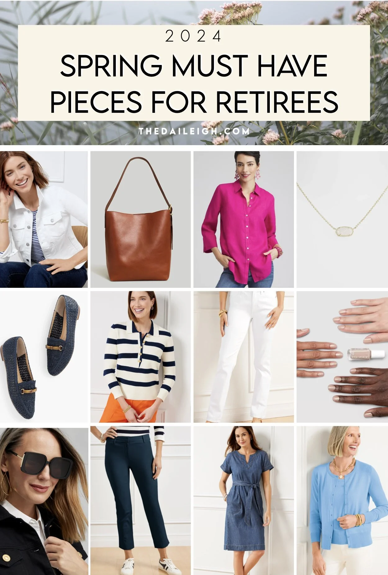 2024 Must Have Spring Wardrobe Essentials for Retired Women