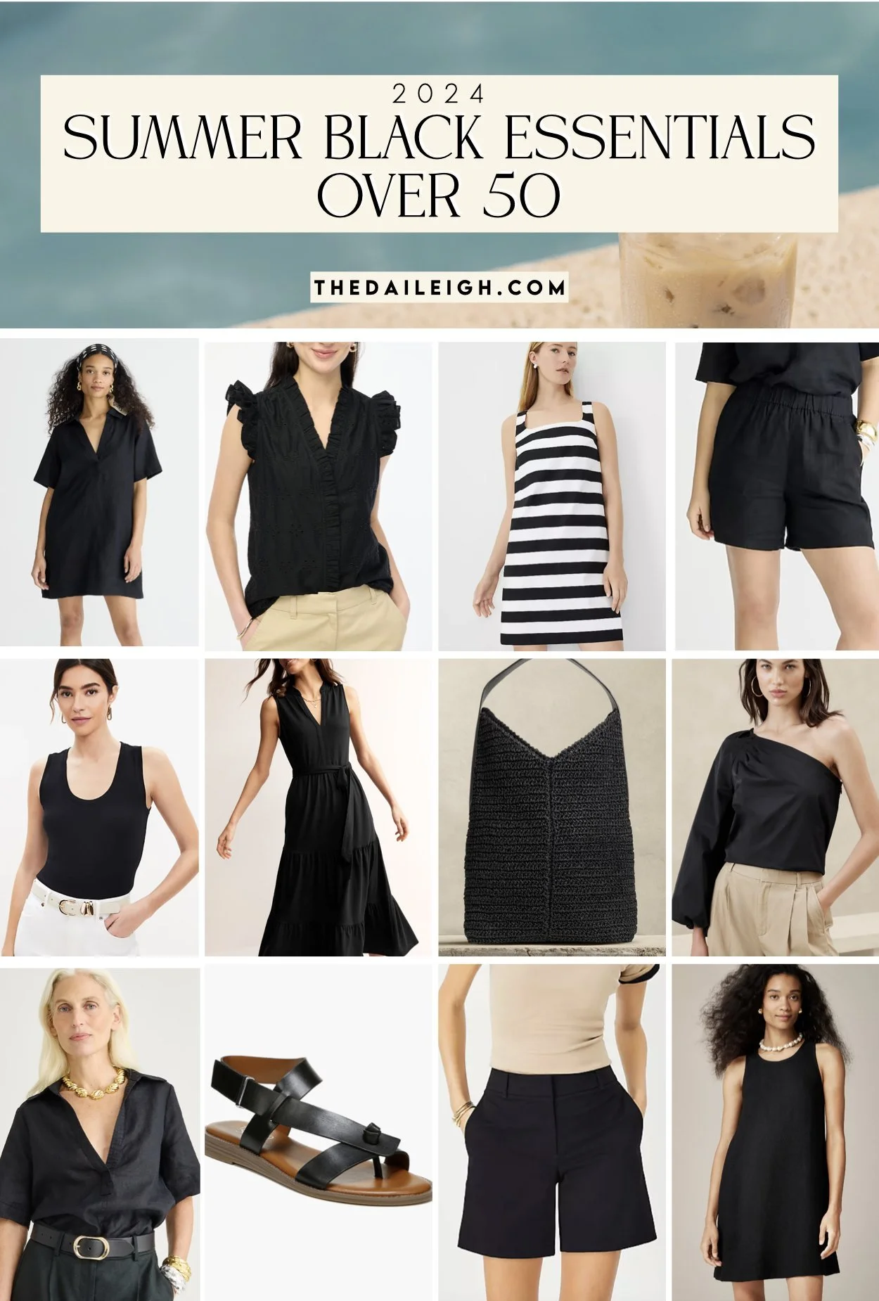 Black Summer Wardrobe Additions Over 50