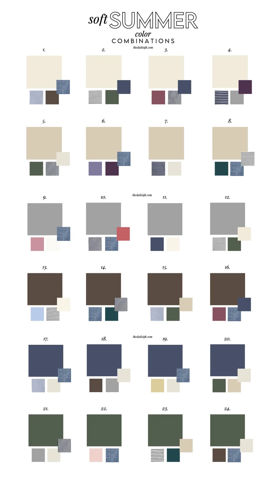 Soft Summer Wardrobe Colors