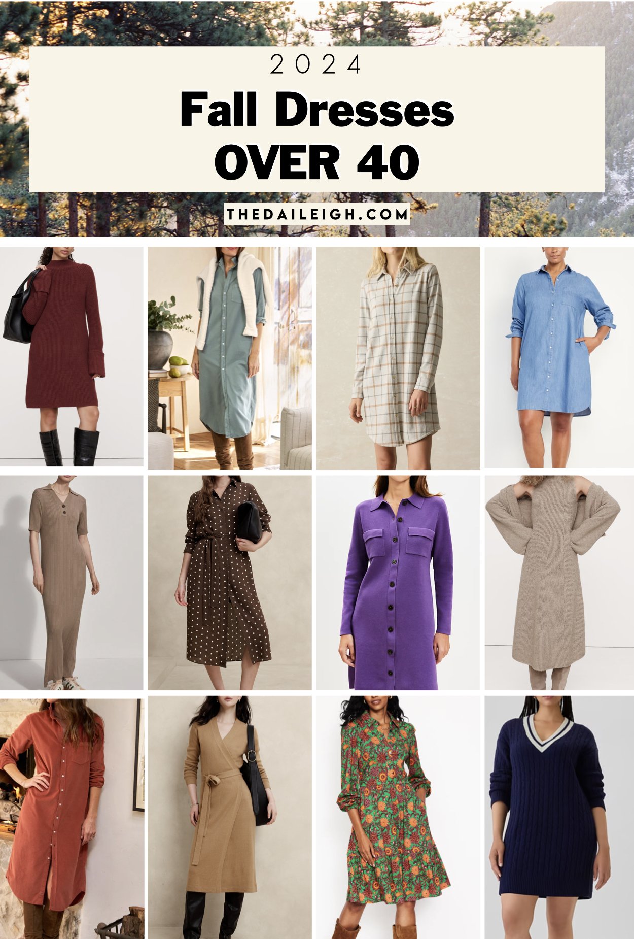 Fall Dresses for Women Over 40