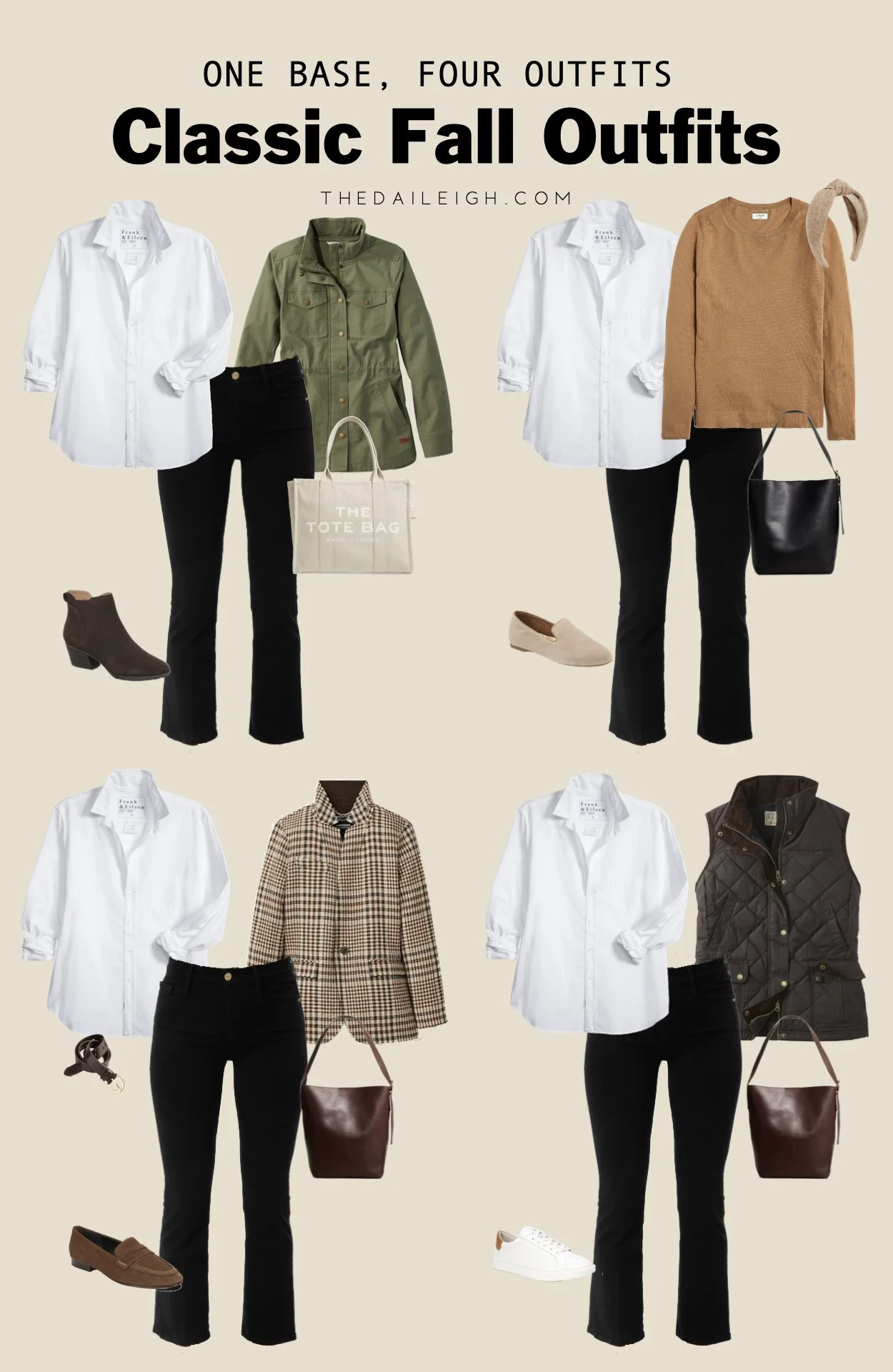 Fall Style: One Base, Four Outfits