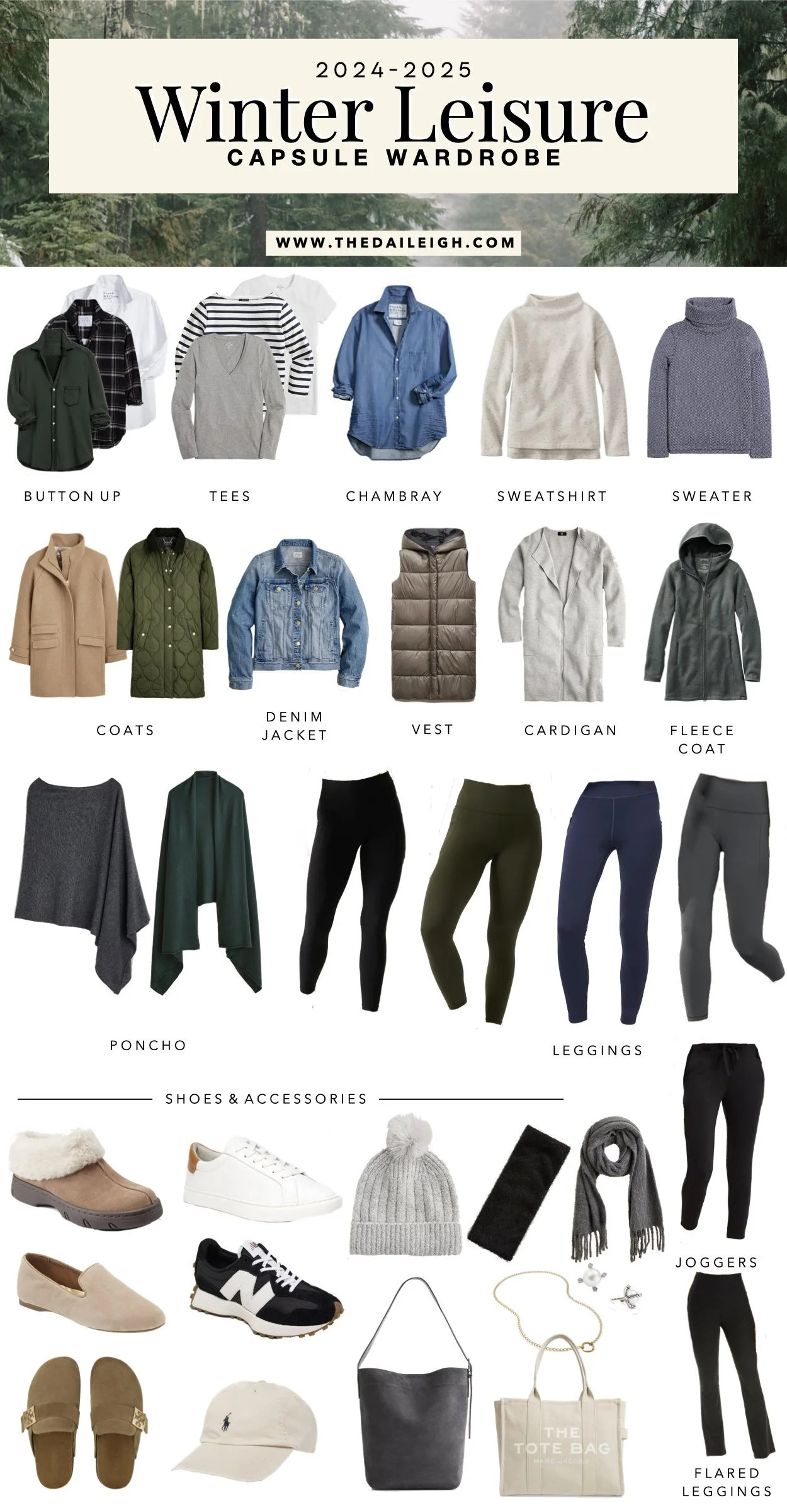 Winter Leisure Capsule Wardrobe 2024-2025