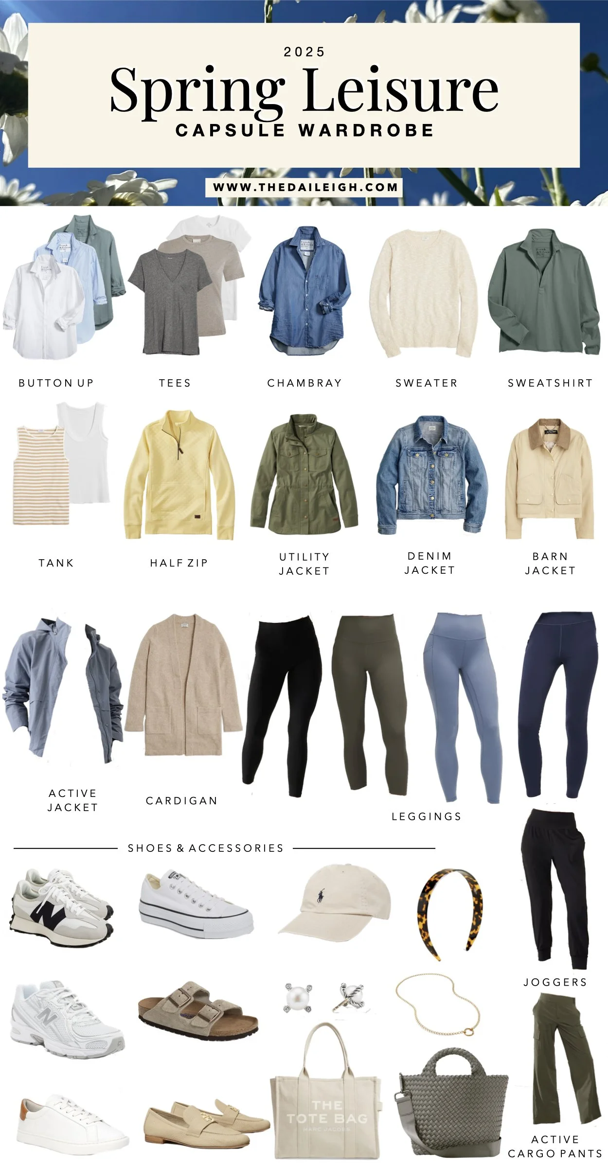 2025 Spring Leisure Capsule Wardrobe