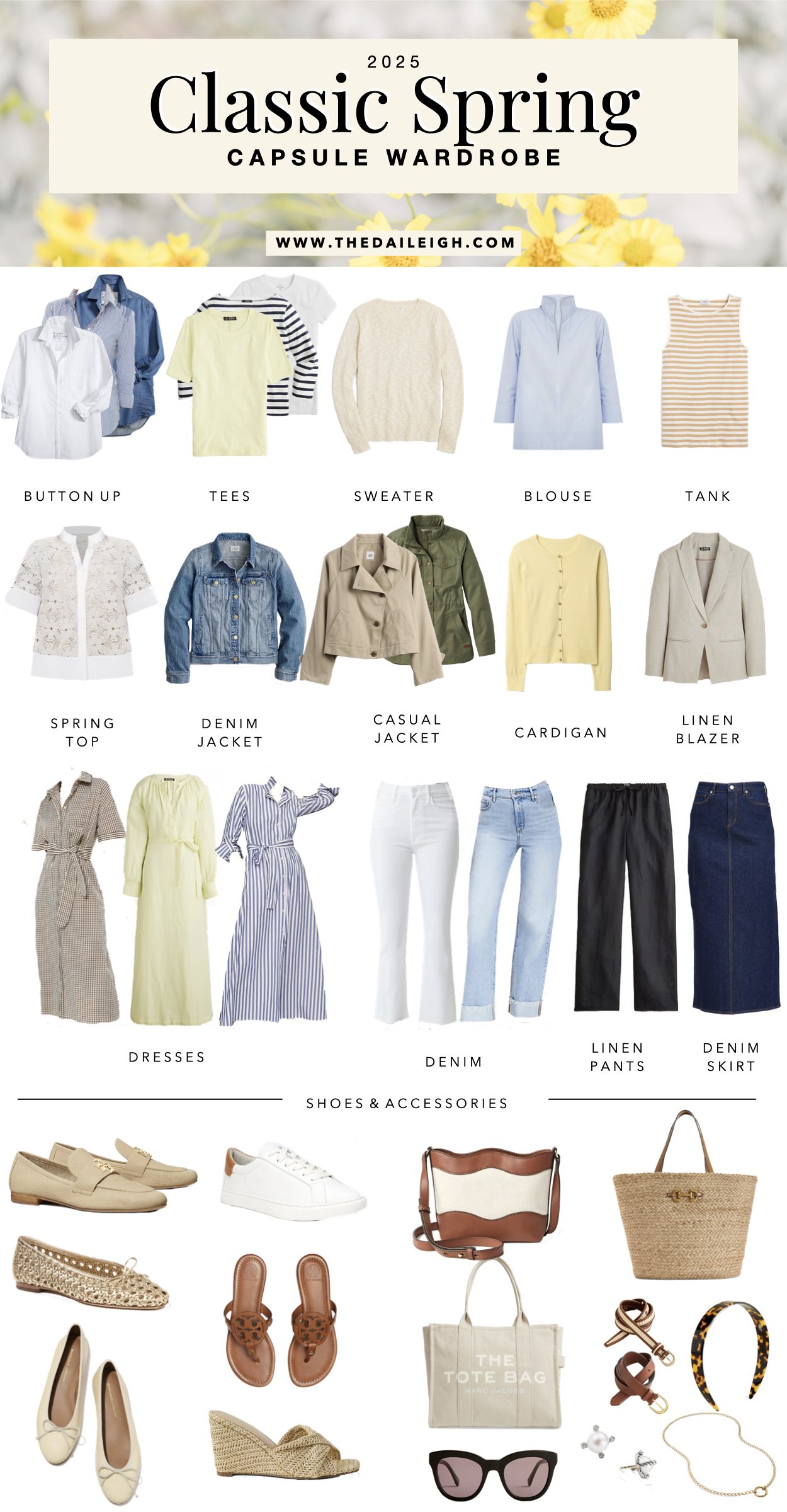 2025 Classic Spring Capsule Wardrobe