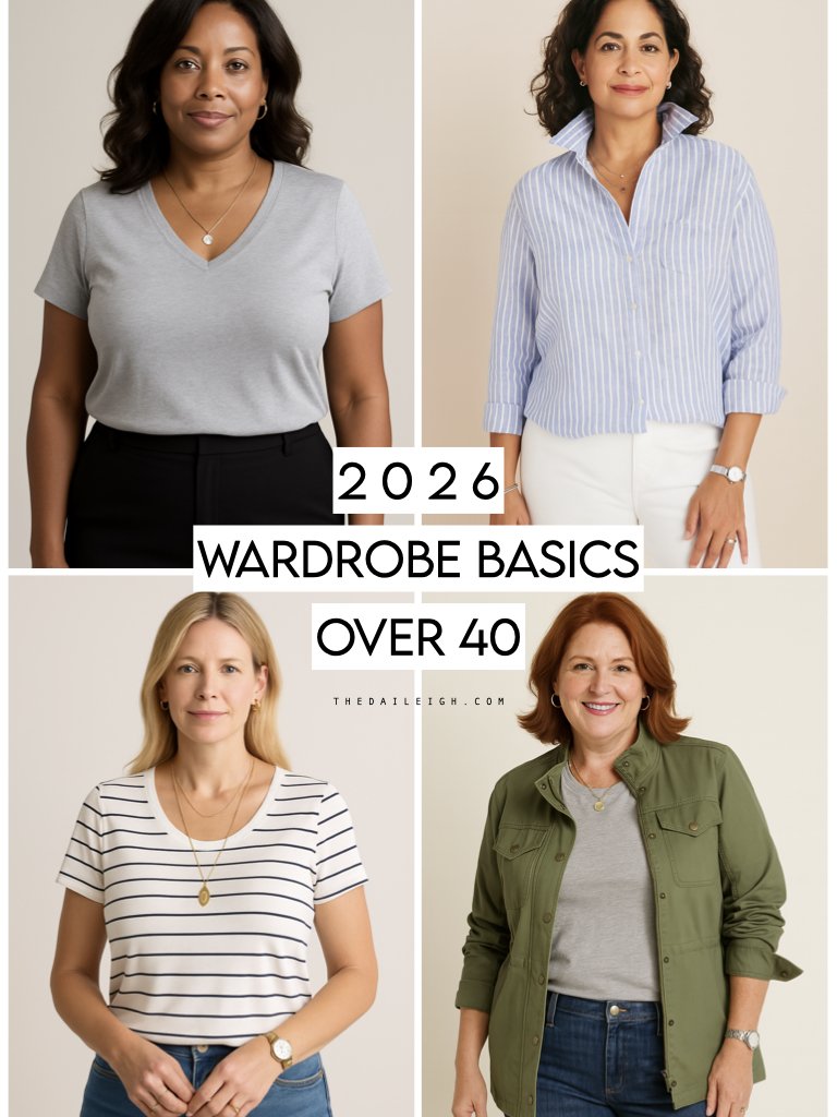 2026 Wardrobe Basics Every Woman Over 40 Needs