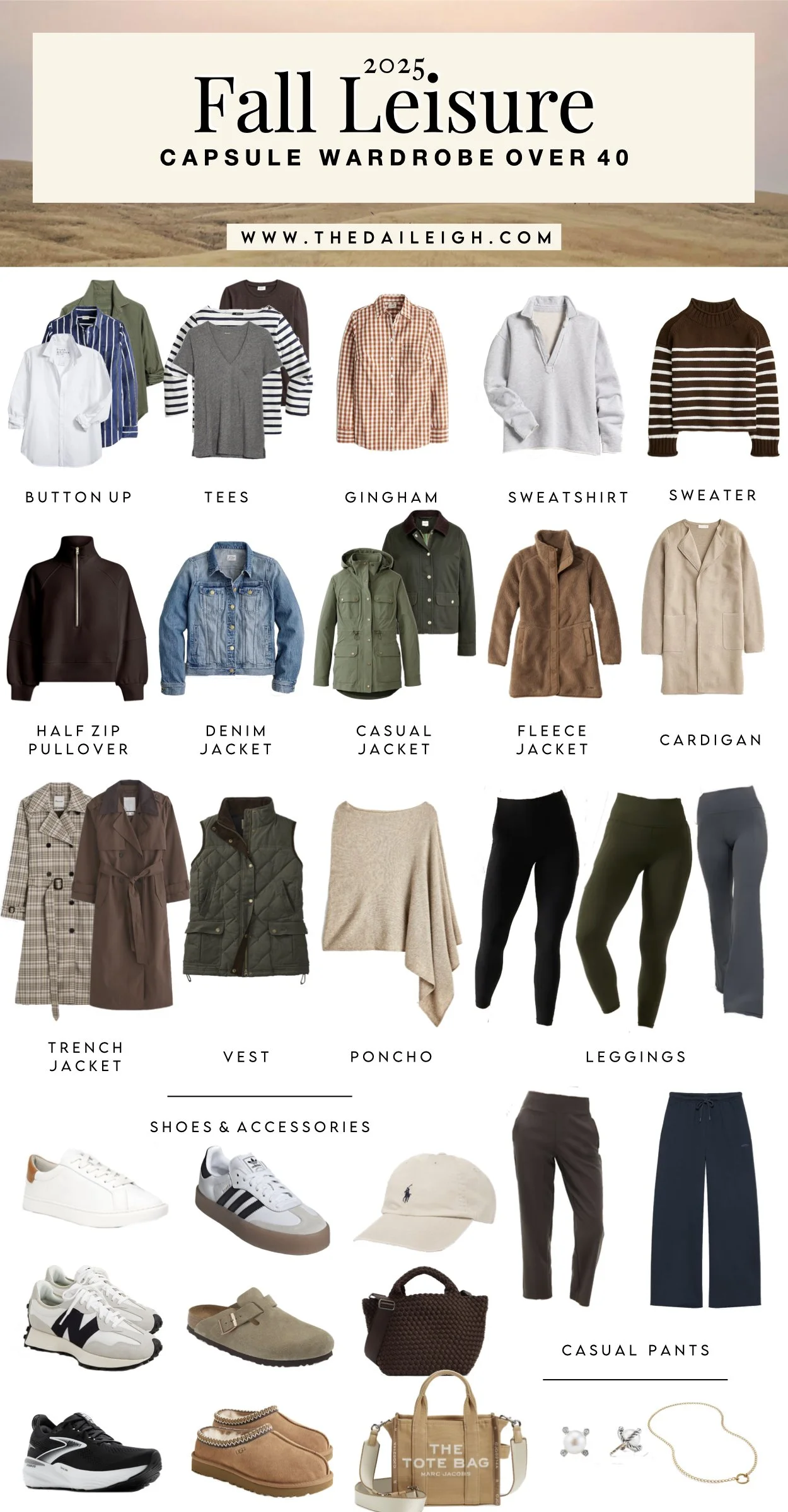 2025 Fall Leisure Capsule Wardrobe