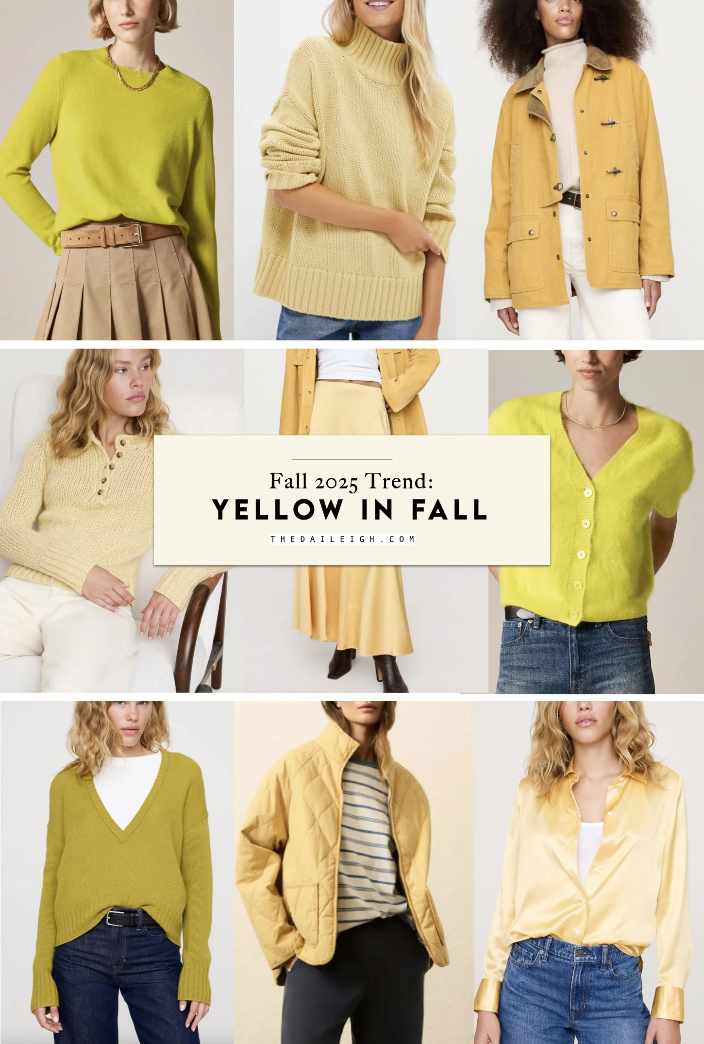 Stylish Ways To Wear Yellow in Fall