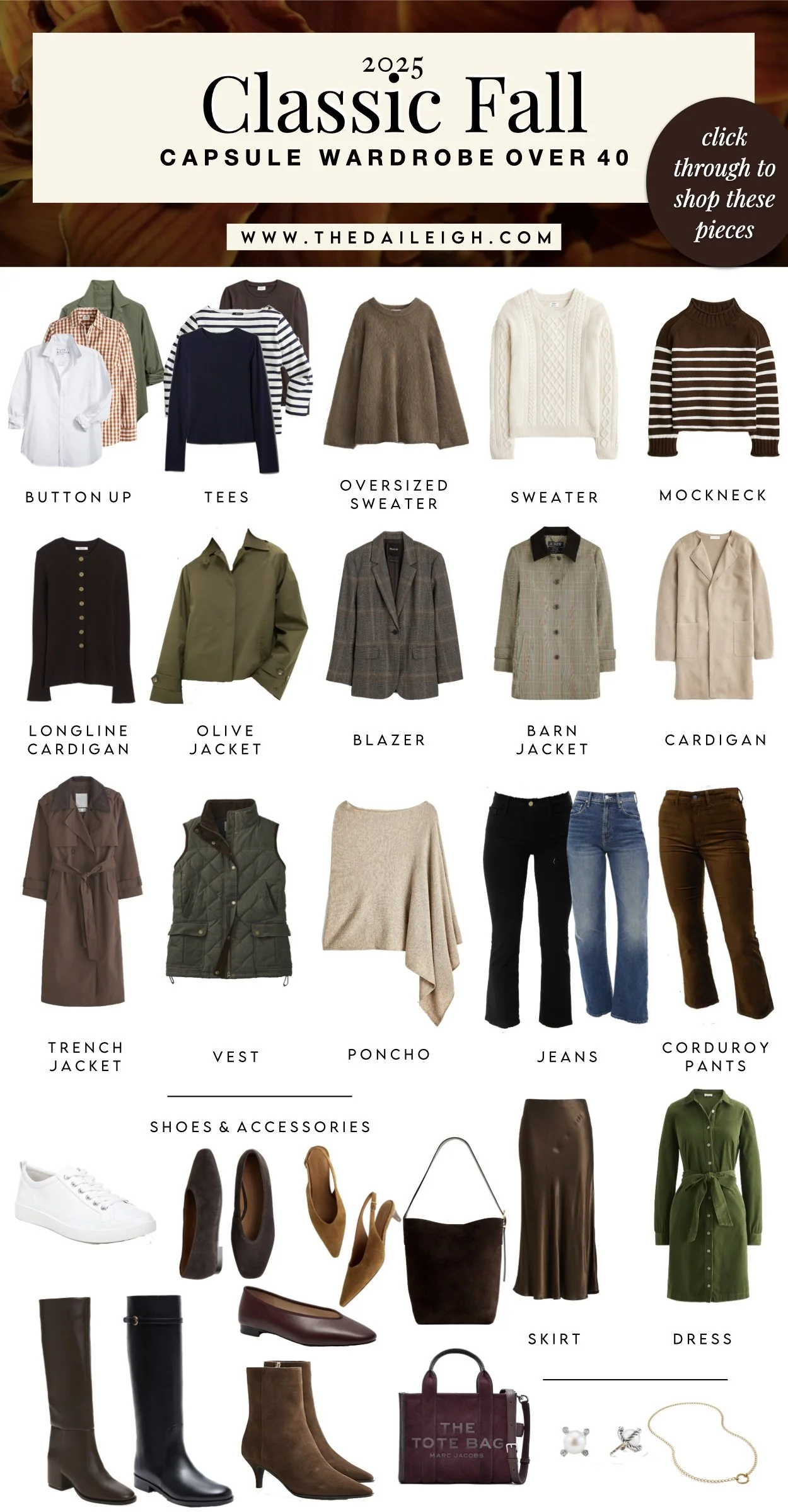 2025 Classic Fall Capsule Wardrobe