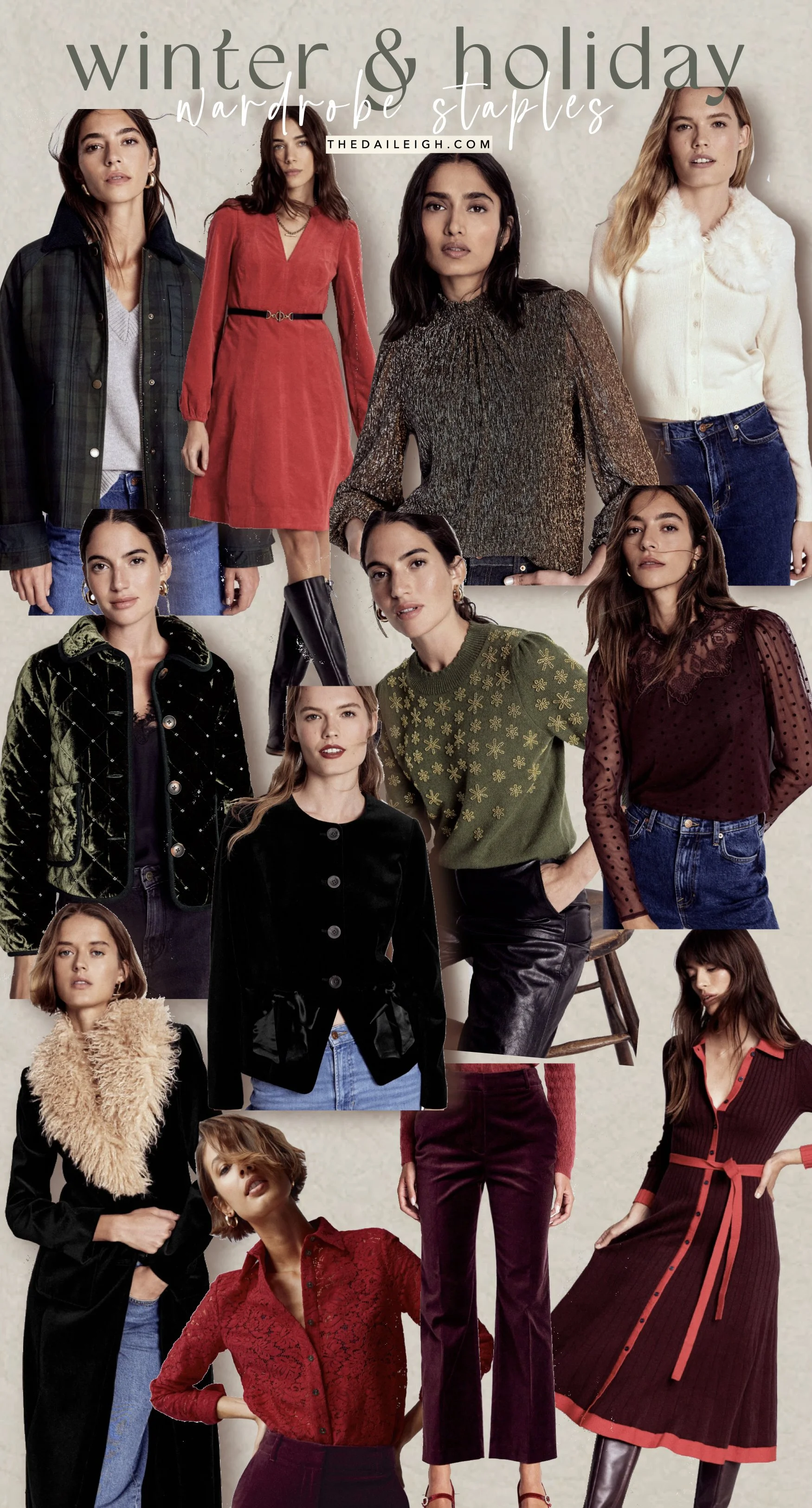 Winter and Holiday Wardrobe Staples
