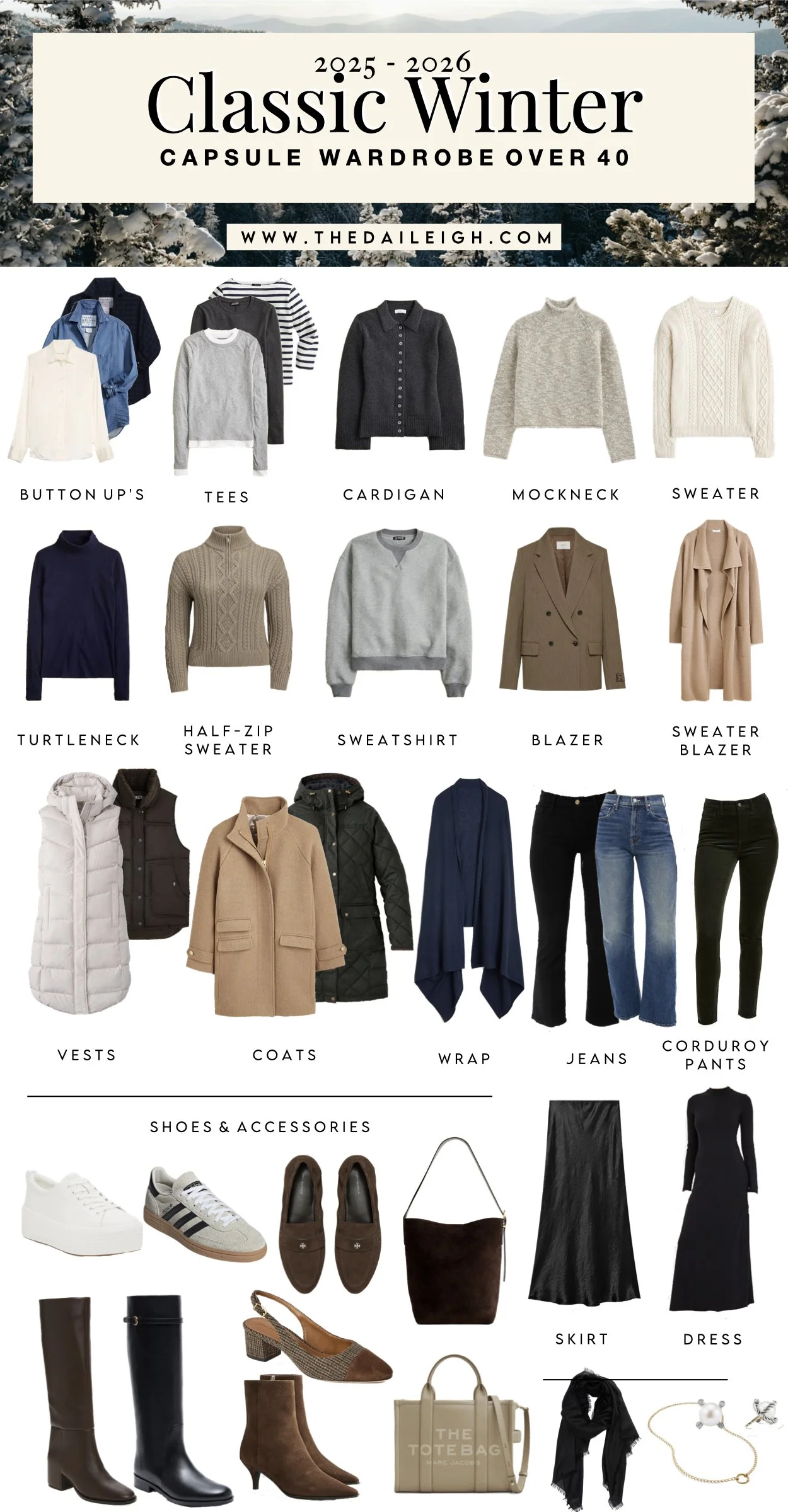 Classic Winter Capsule Wardrobe