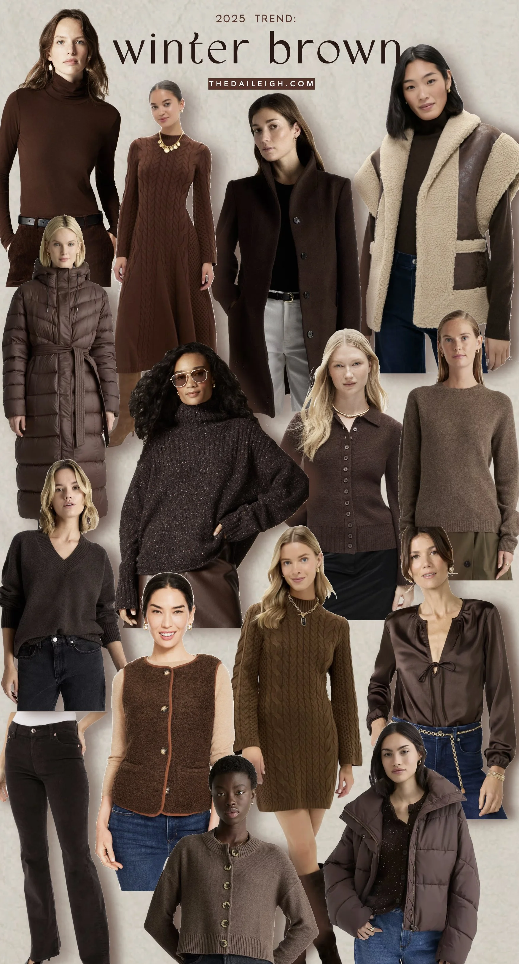 Winter Brown Wardrobe Staples
